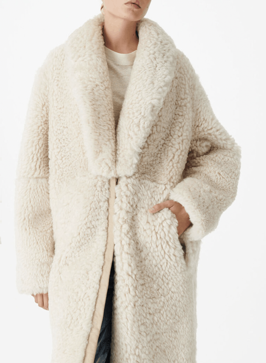 Iro Kamala Shearling Coat Size M / US 6-8 / IT 42-44 - 15 Thumbnail