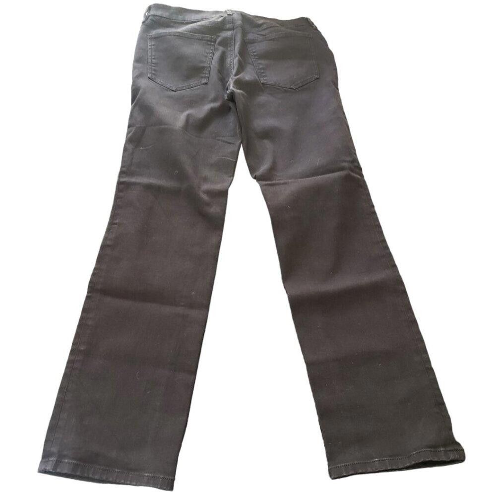 Ann Taylor CT913 Ann Taylor Black "The Straight" Jean Size 12 Size 34" / US 12 / IT 48 - 4 Thumbnail