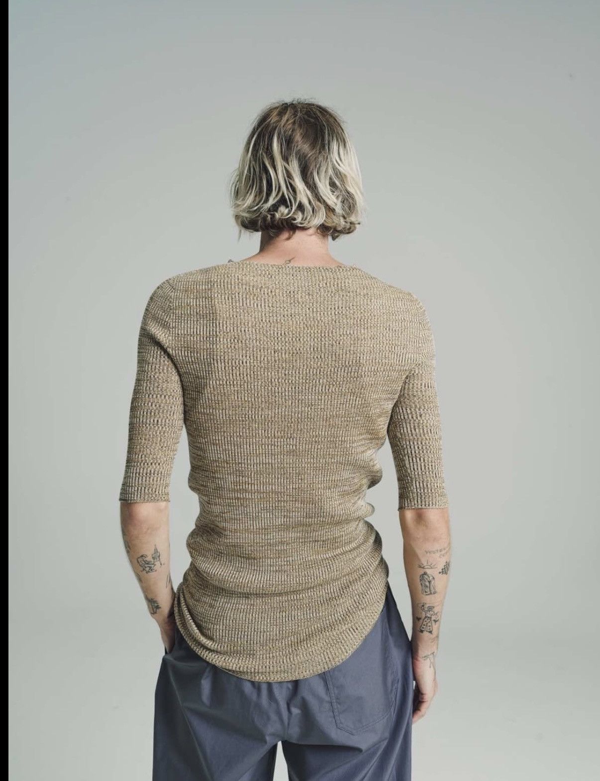 RIER [L] Rier wool silk short sleeve Size US M / EU 48-50 / 2 - 2 Thumbnail