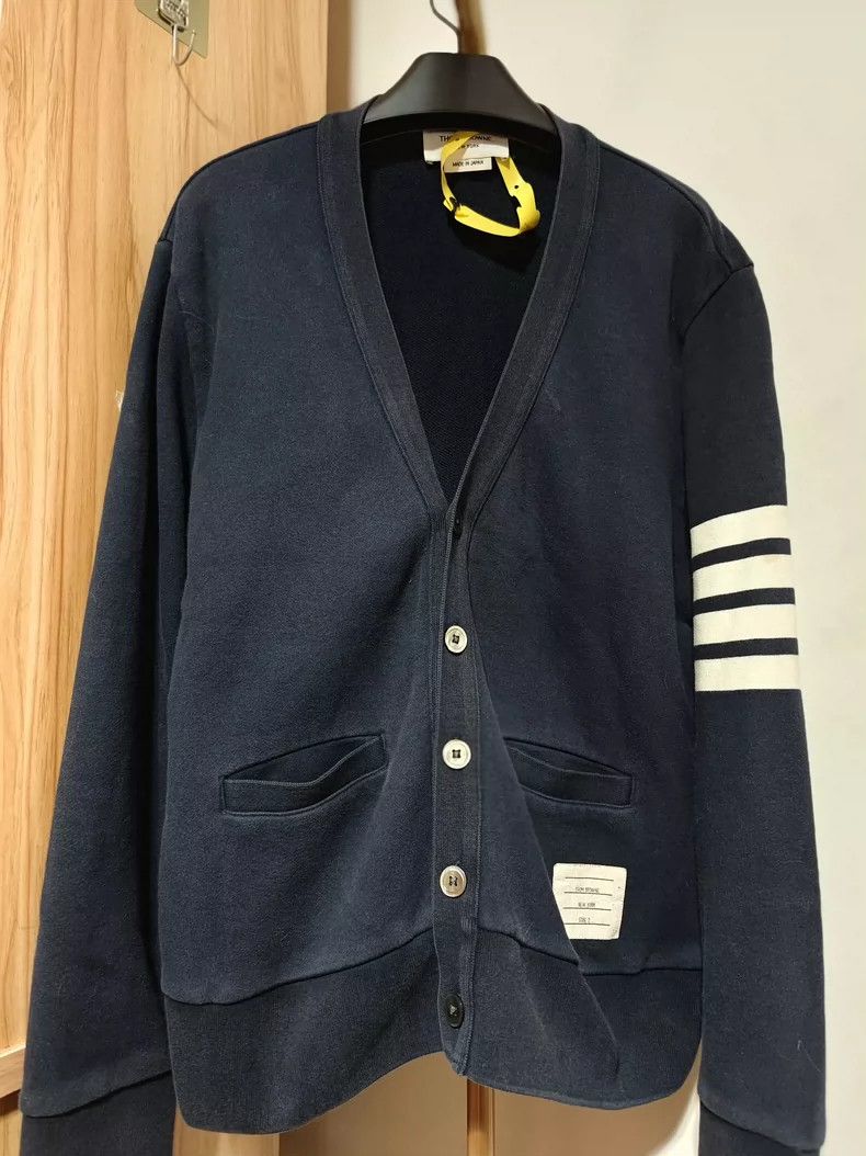 Thom Browne Thom Browne Blue cardigan Size US M / EU 48-50 / 2 - 1 Thumbnail