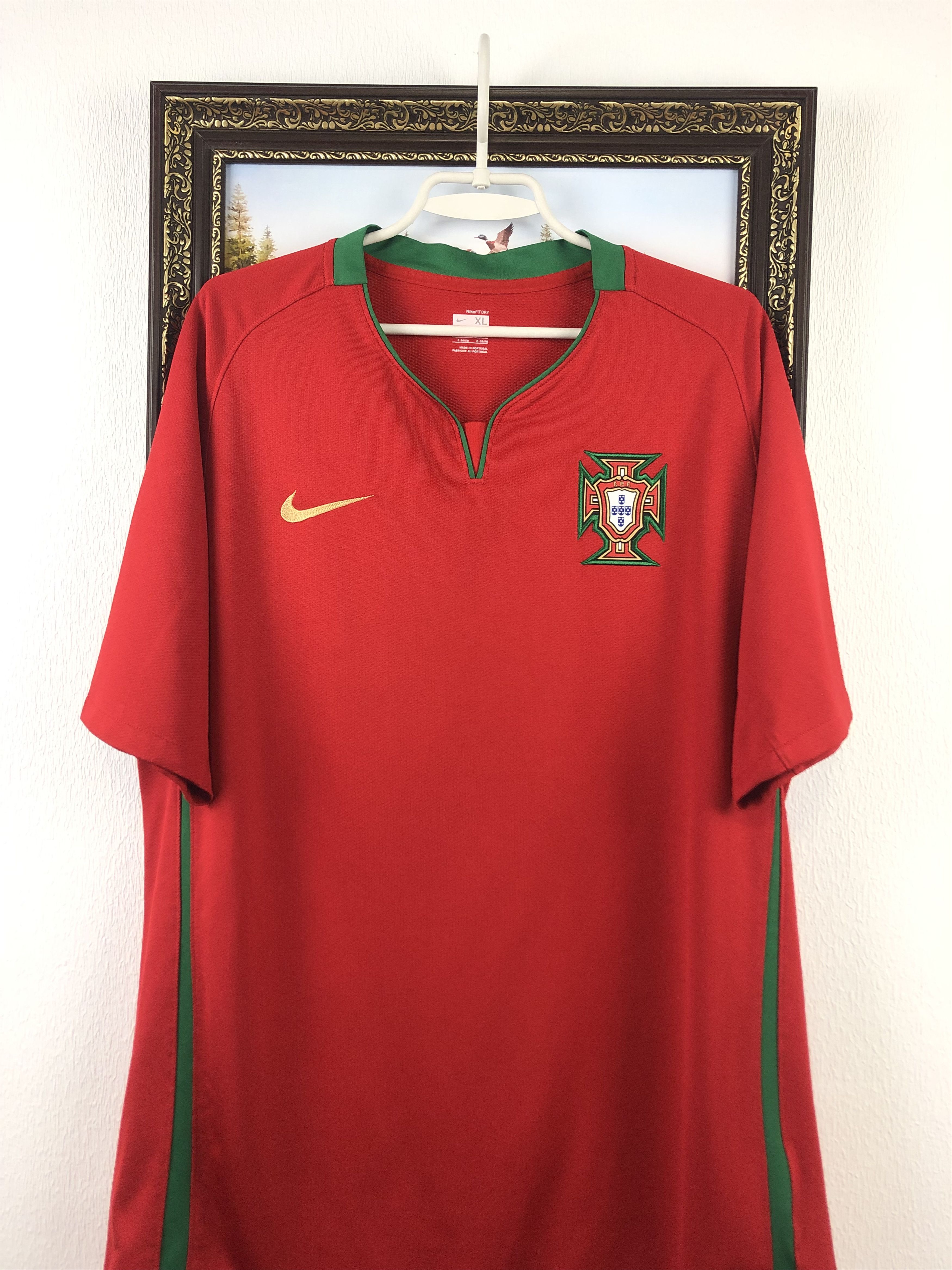 Nike Portugal football shirt 2008 Nike Jersey Ronaldo National Size US XL / EU 56 / 4 - 2 Thumbnail