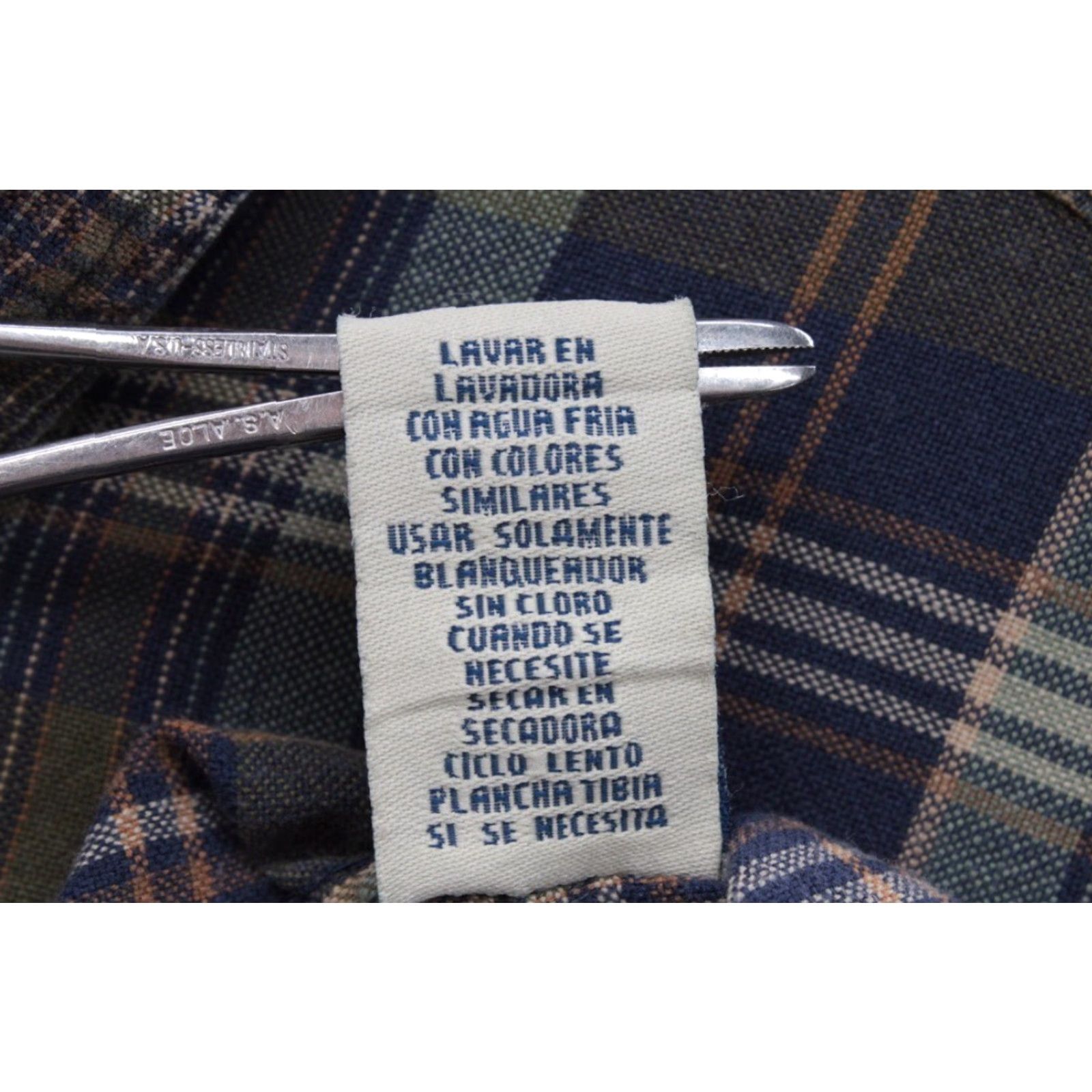 Vintage Robert Stock Shirt Mens Large Long Sleeve Button-Down Green Plaid Preppy City Classic Retro Modern Shirt Size US L / EU 52-54 / 3 - 7 Thumbnail