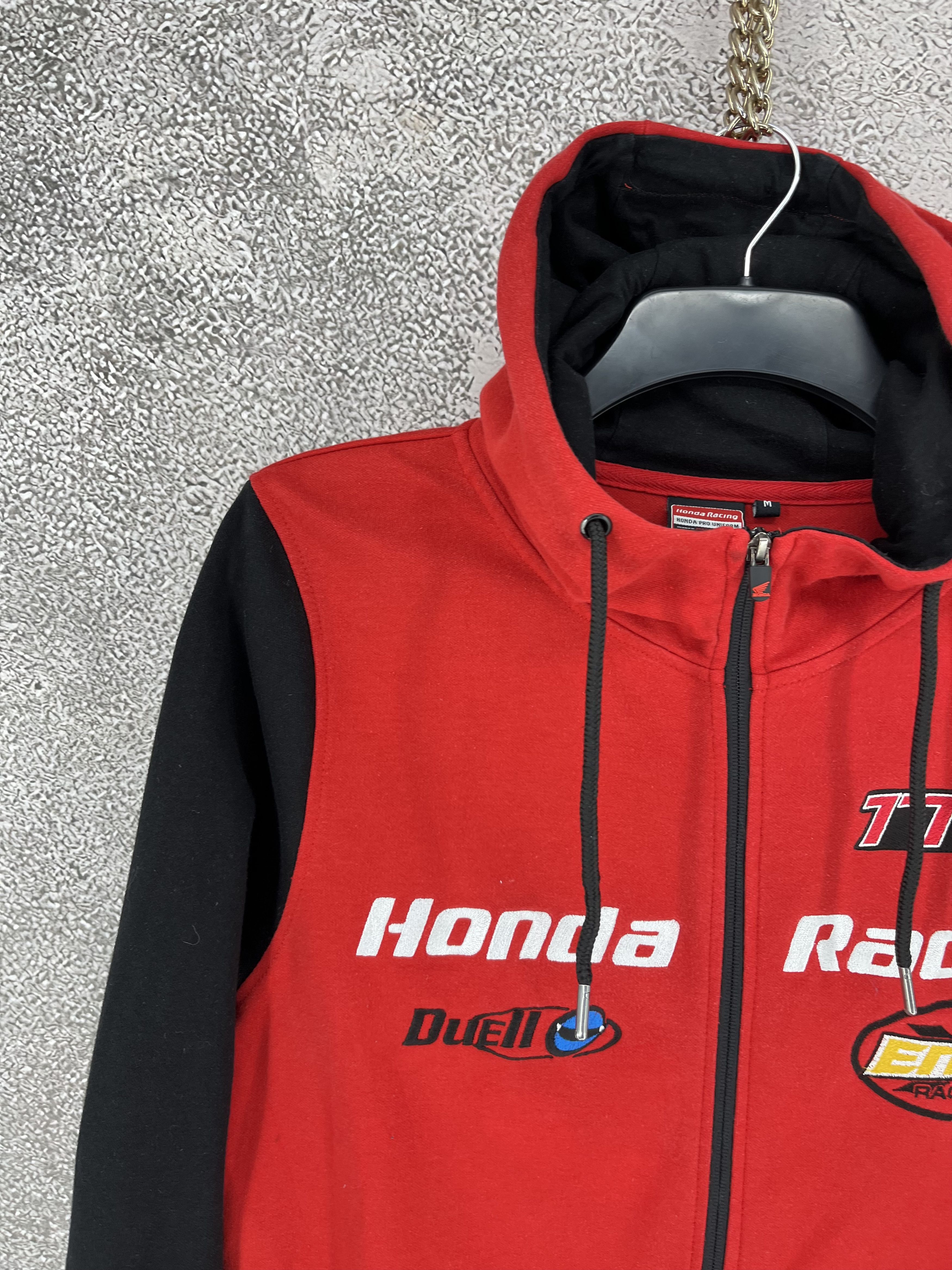 Honda Vintage Y2K Honda Racing 24MX Team Motocross Hoodie Size US M / EU 48-50 / 2 - 5 Thumbnail