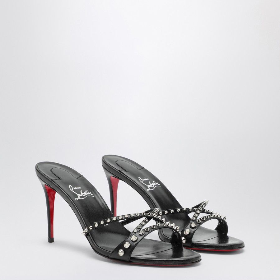 Christian Louboutin o1d2blof0824 Mules in Black Size US 8.5 / IT 38.5 - 2 Thumbnail