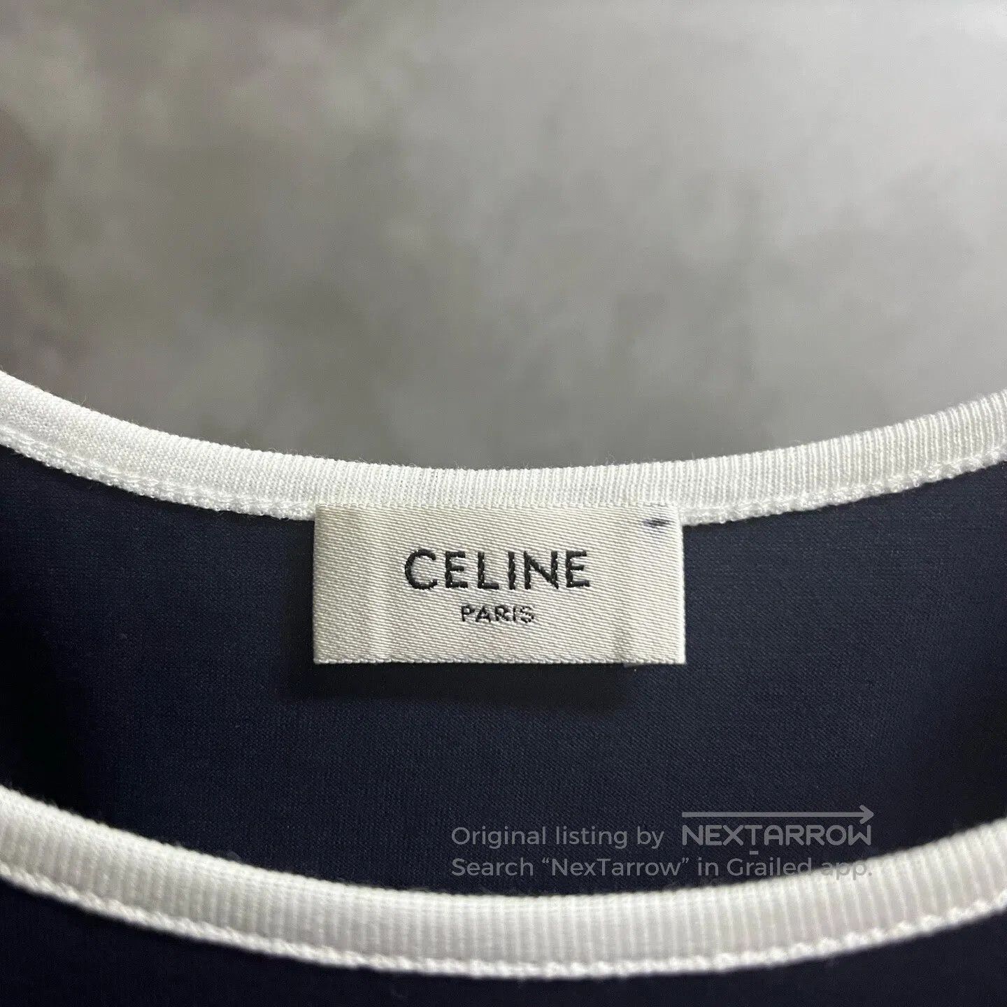 Celine CELINE Colorful logo letter print round-neck strap top| Size M / US 6-8 / IT 42-44 - 2 Thumbnail