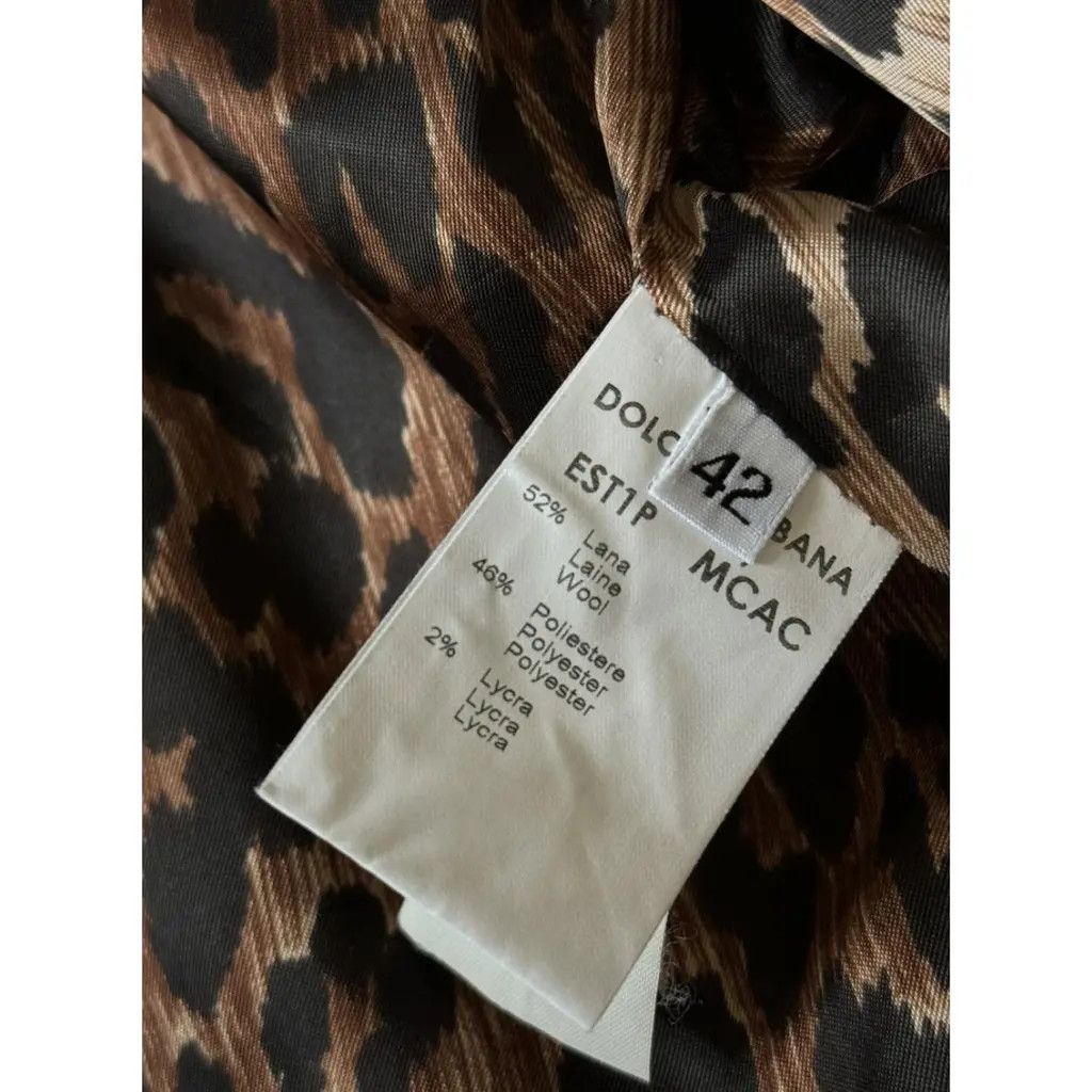 Dolce & Gabbana Dolce & Gabbana Grey Wool Double Breasted Blazer Size 42 IT Size M / US 6-8 / IT 42-44 - 7 Thumbnail