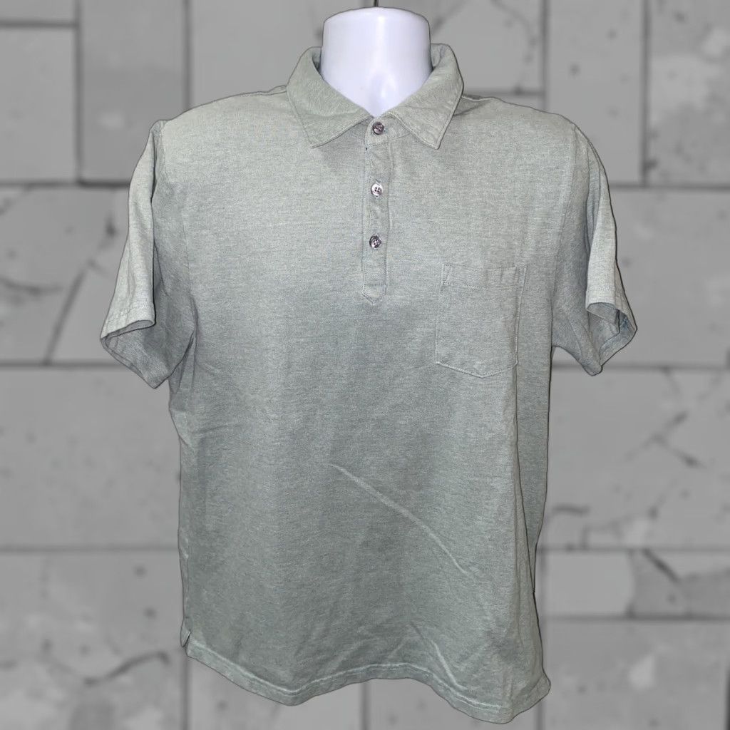 Buffalo David Bitton Buffalo David Bitton Mens Light Green Short Sleeve Golf Polo Shirt L Size US L / EU 52-54 / 3 - 1 Thumbnail