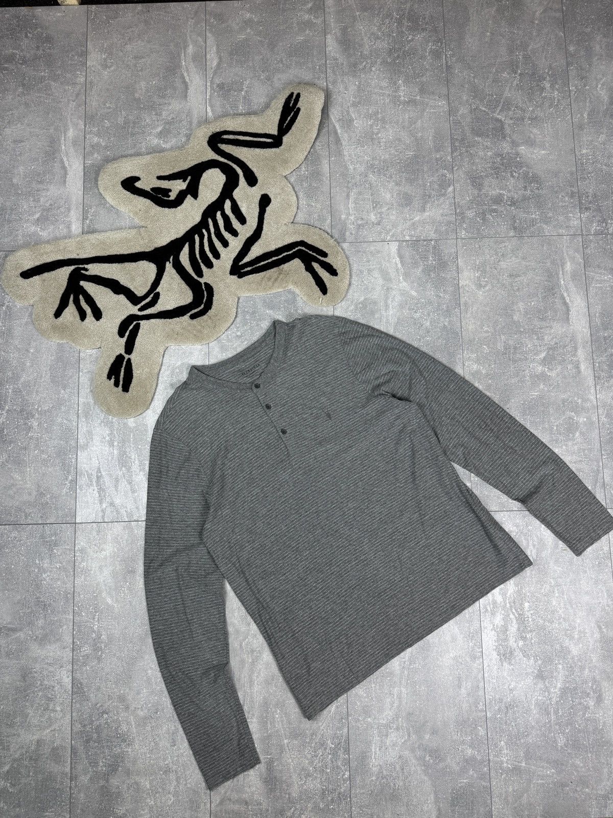 Allsaints Vintage Allsaints RAPHAEL LS HENLEY long sleeve T-shirt Size US XL / EU 56 / 4 - 1 Thumbnail
