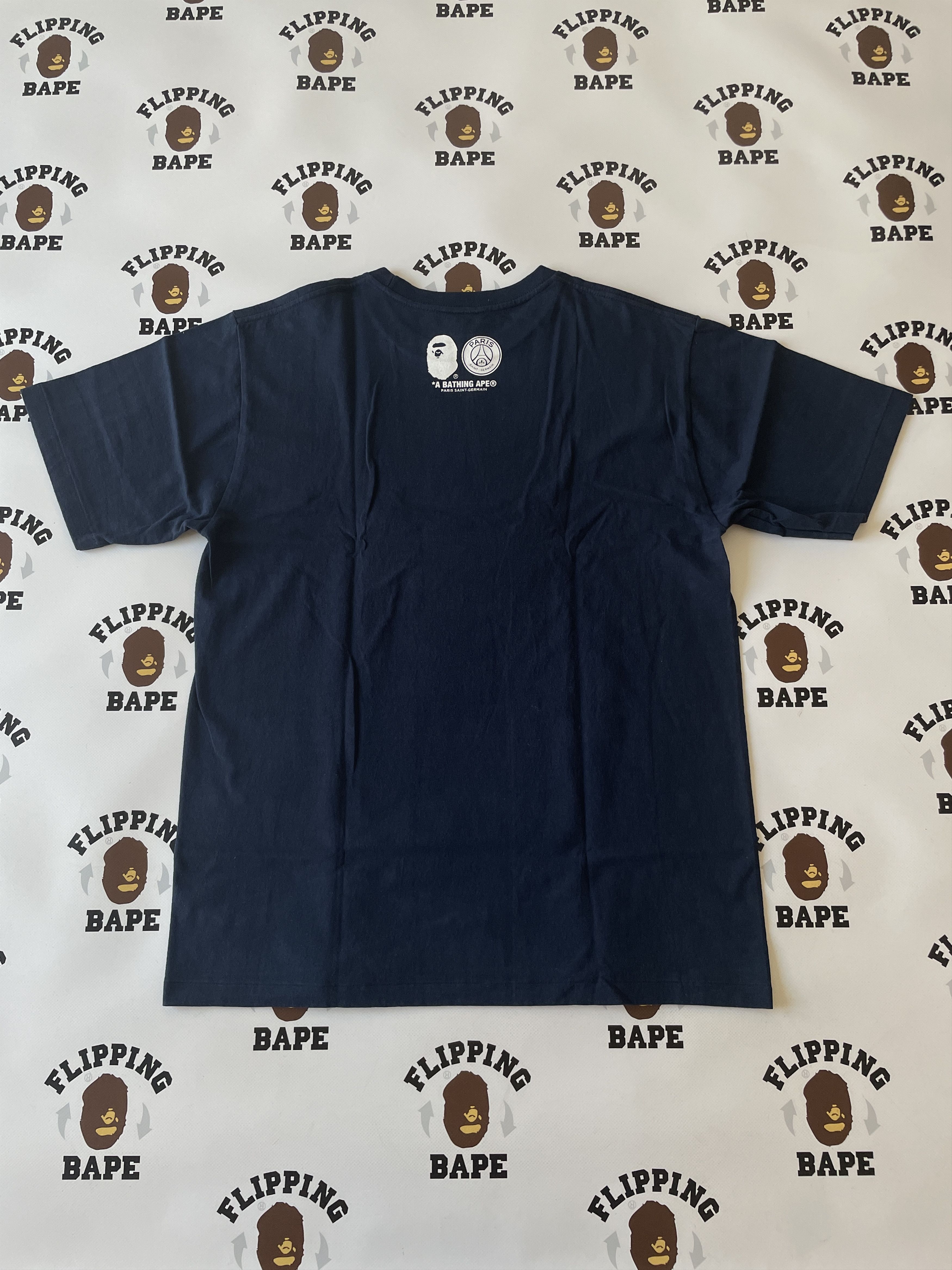 Bape BAPE X PSG APE HEAD TEE Size US L / EU 52-54 / 3 - 2 Thumbnail