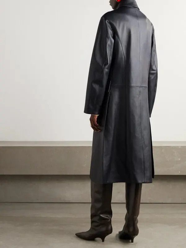 Loewe o1w1db10426 Overcoat in Black Size M / US 6-8 / IT 42-44 - 3 Thumbnail