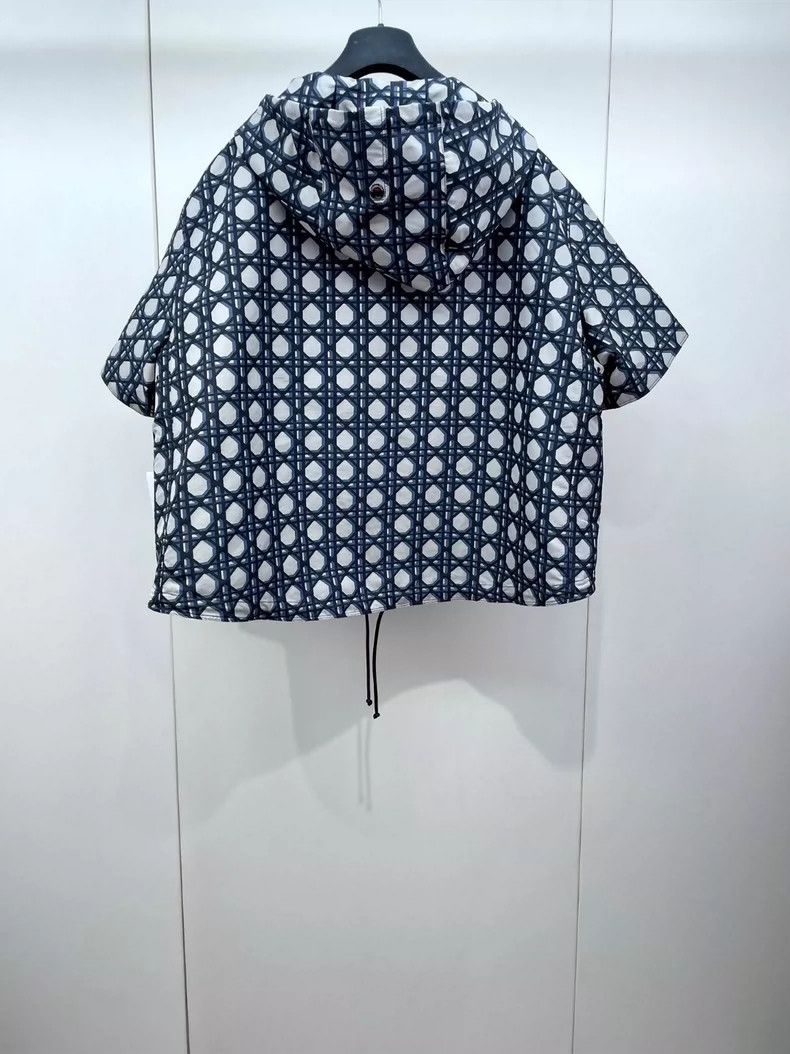 Dior Dior 24 new diamond short-sleeved windbreaker jacket 2504-N Size M / US 6-8 / IT 42-44 - 2 Thumbnail