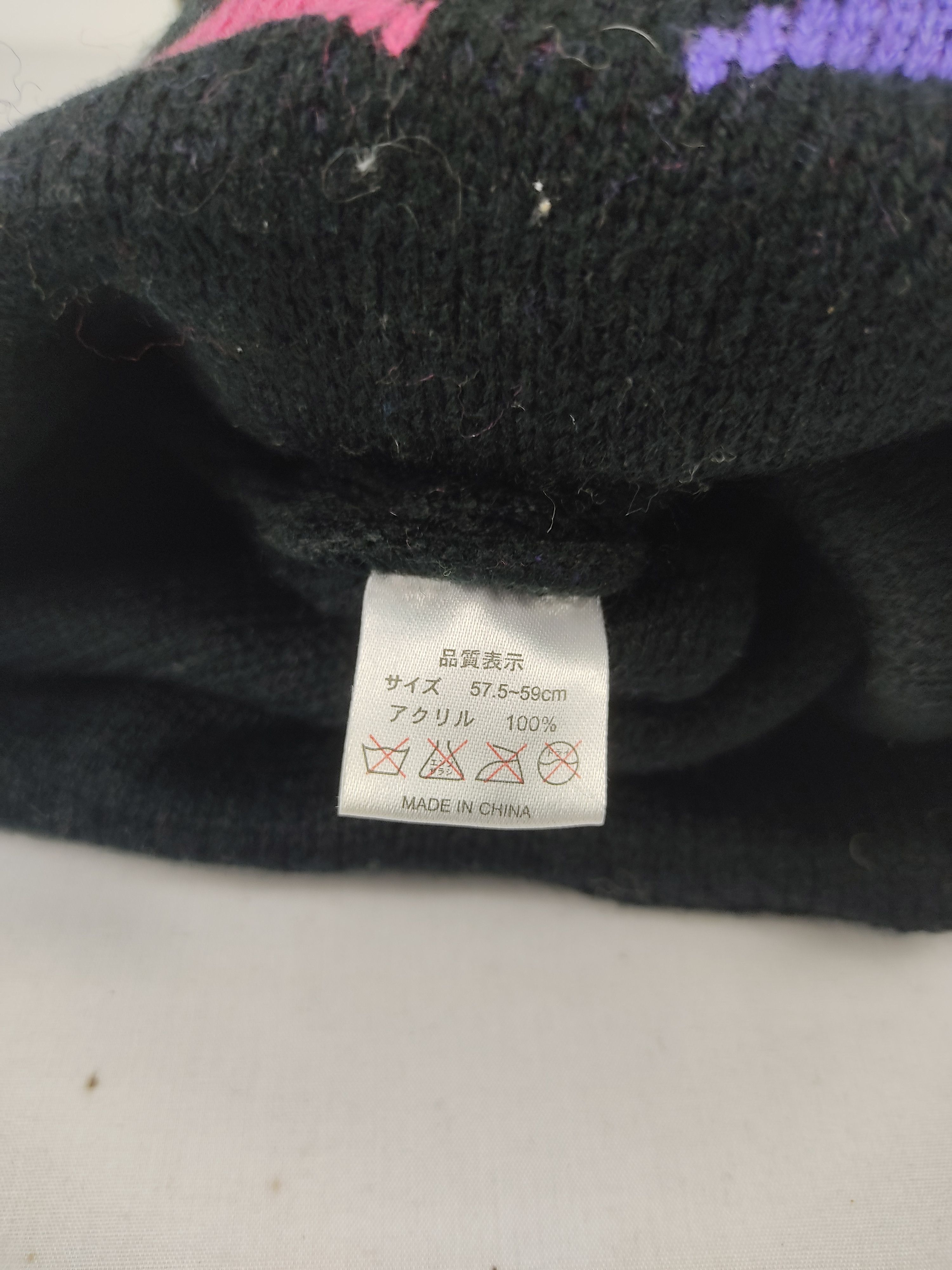 Japanese Brand × Vintage Vintage Japanese Brand Peace Beanie / Snow Hat / Snow Cap Size ONE SIZE - 6 Thumbnail