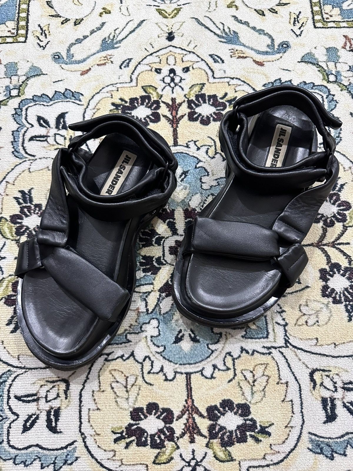 Jil Sander Jil Sander Padded Leather Sandals - Woman Size US 6 / IT 36 - 1 Thumbnail
