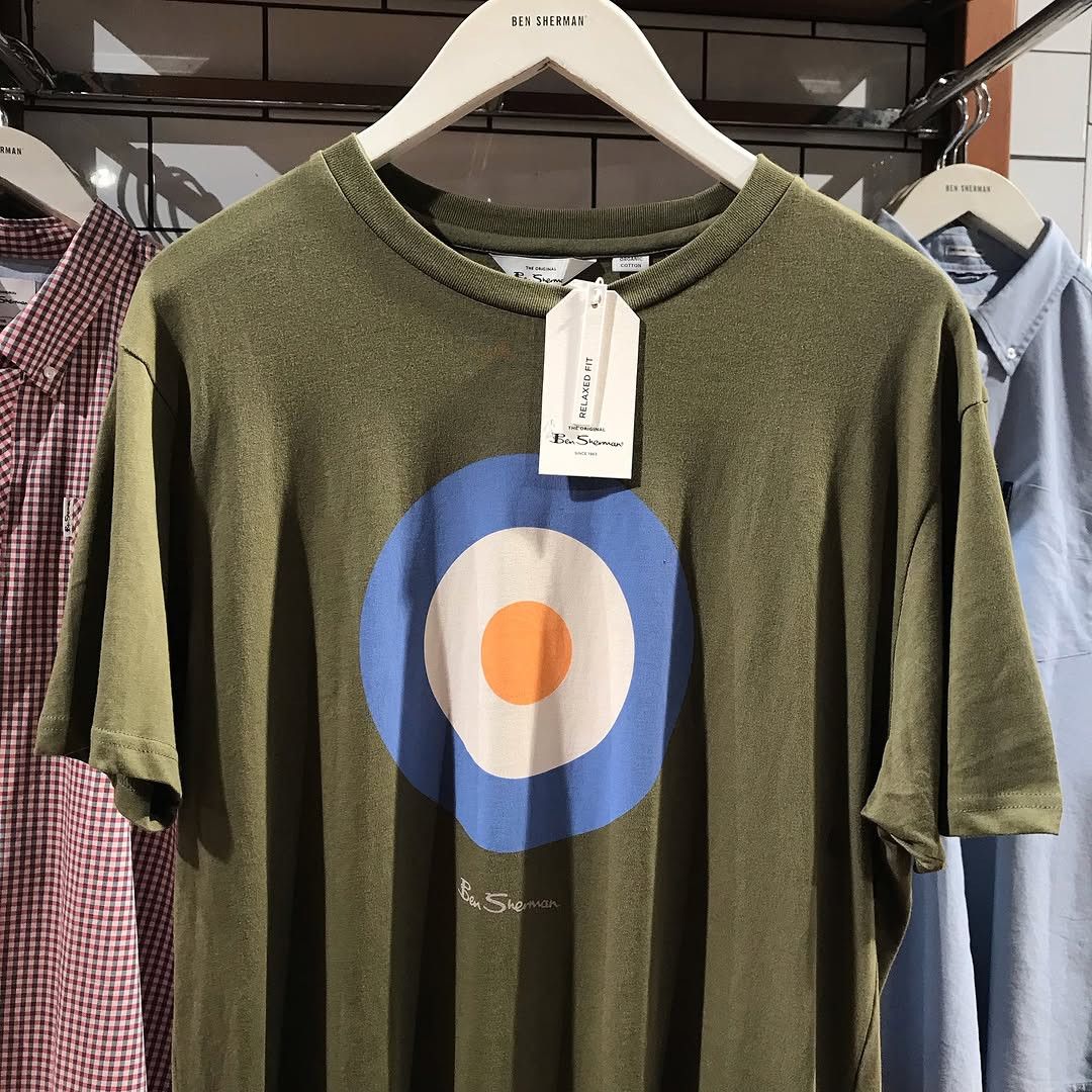 Ben Sherman × Hysteric Glamour Ben Sherman Signature Mod Target T-shirt in Camouflage Green Size US L / EU 52-54 / 3 - 4 Thumbnail