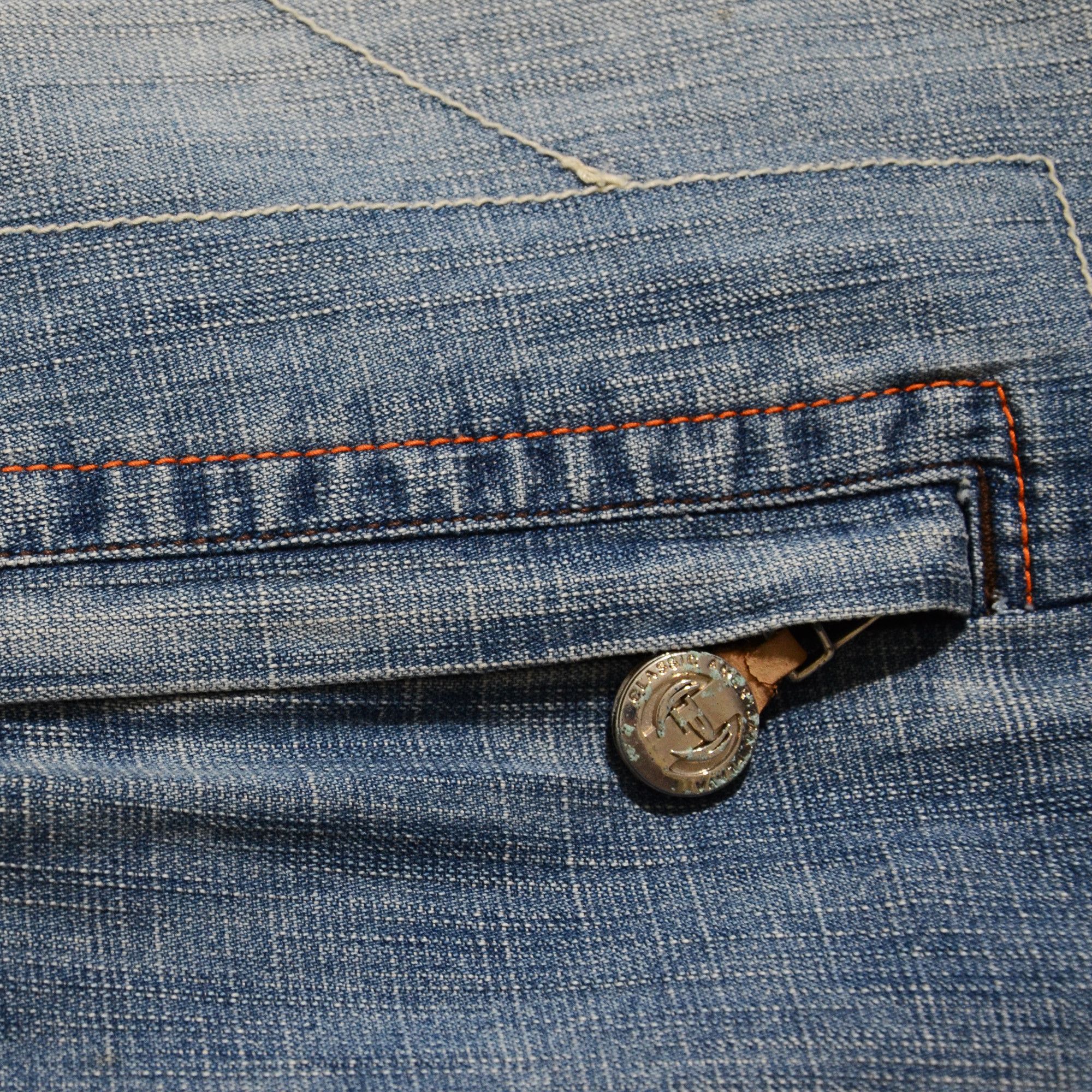 Phat Farm [Folding Color Defects] PF Denim 90s Hiphop Streetwear Size US 30 / EU 46 - 10 Thumbnail
