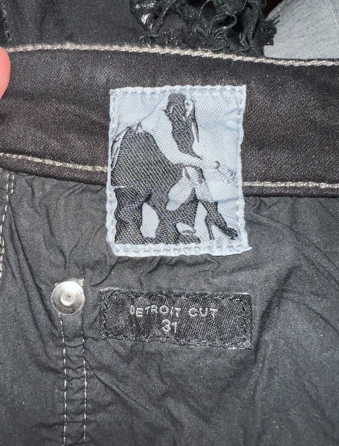Rick Owens Rick Owen’s fw22 Detroit jeans Size US 31 - 3 Thumbnail