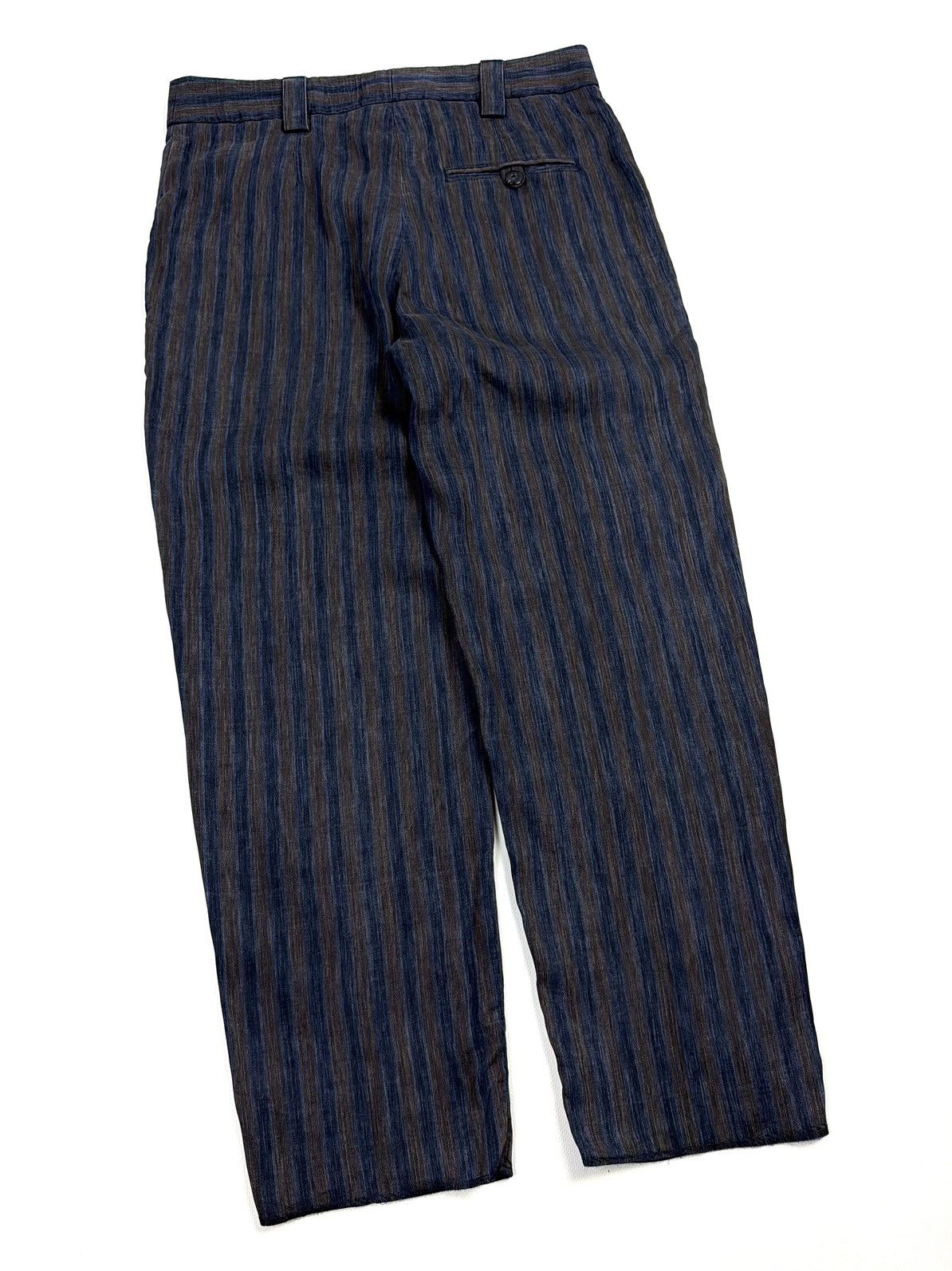 Acne Studios Acne Studios Striped Linen Casual Pants Women’s 38 Vintage Size 28" / US 6 / IT 42 - 4 Thumbnail