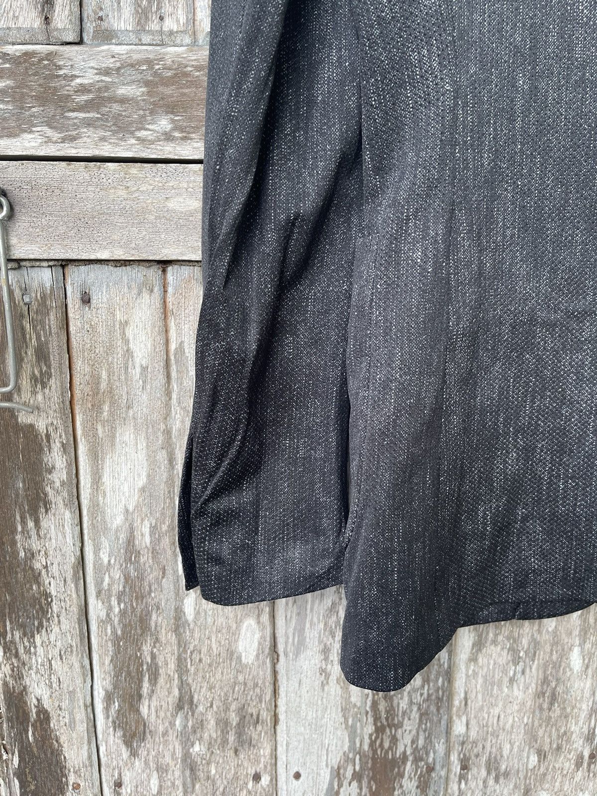 Designer Tête Homme Textured Black Blazer Jacket – Size L Size US M / EU 48-50 / 2 - 12 Thumbnail