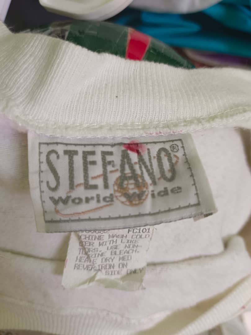Stefano Ricci Vintage Baggy Stefano Flowers USA Sweatshirt Size 3XL / US 20-22 - 6 Thumbnail