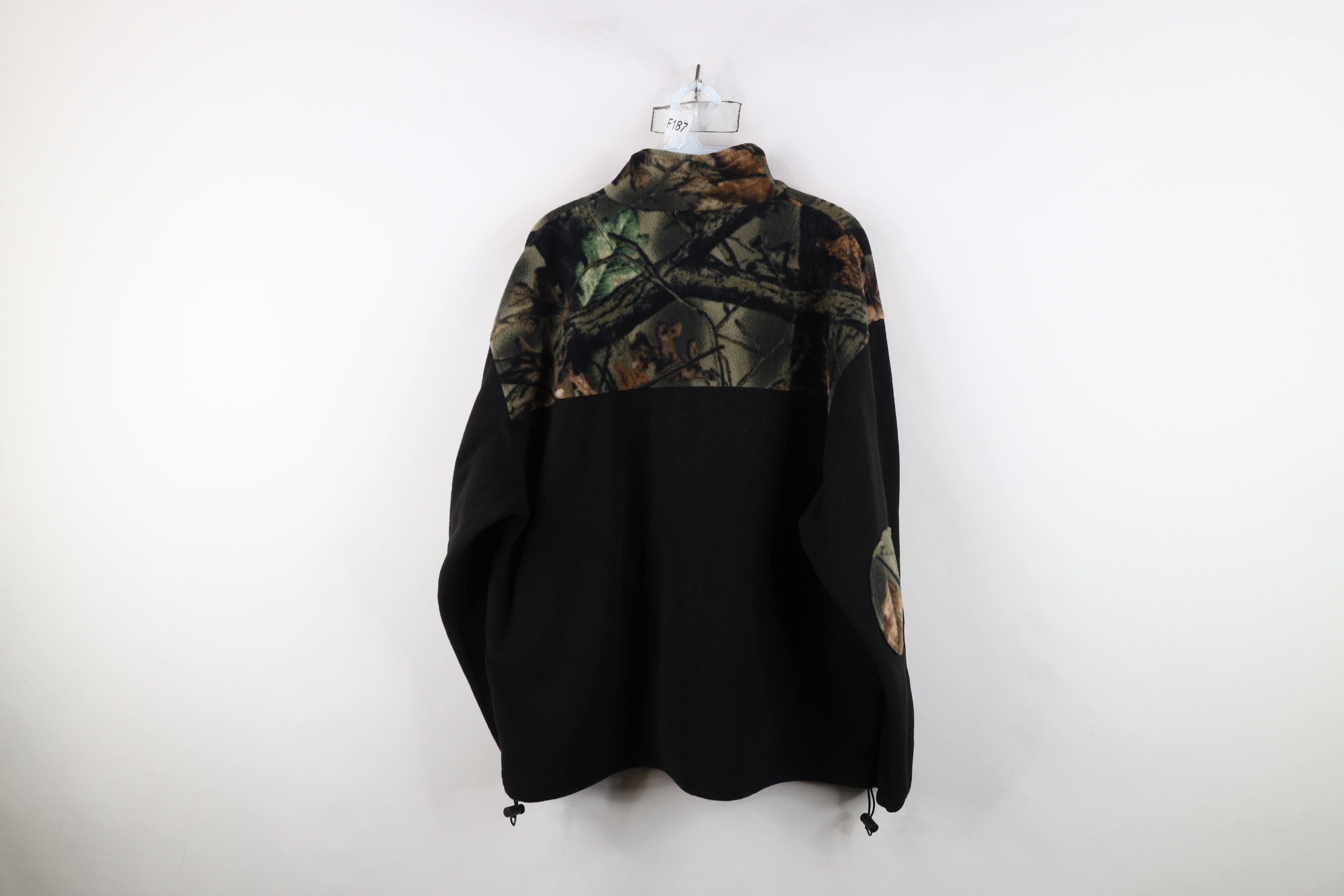 Vintage Vintage 90s Y2K Streetwear Camouflage Fleece Jacket Coat Size US L / EU 52-54 / 3 - 12 Thumbnail