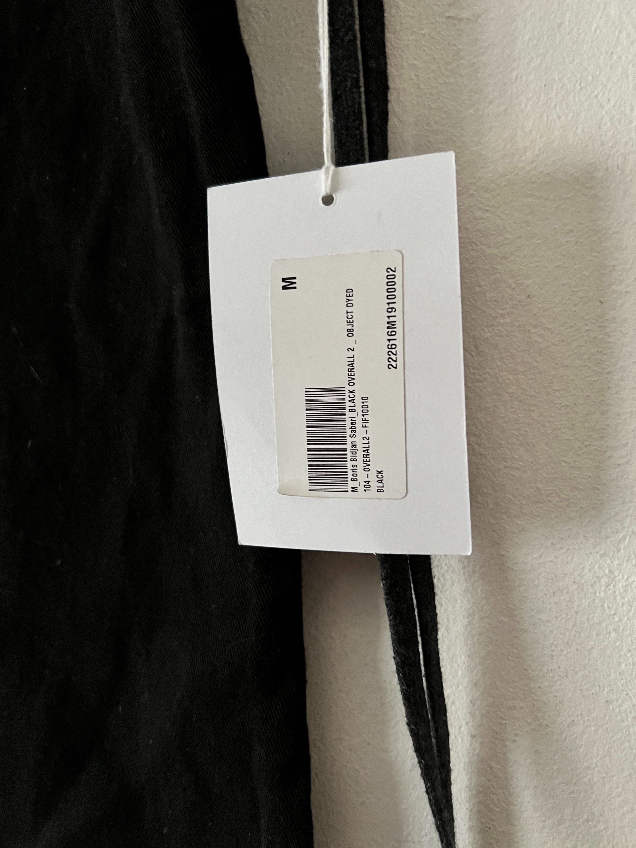 Boris Bidjan Saberi Black Overall 2 Jumpsuit Size US 32 / EU 48 - 18 Thumbnail