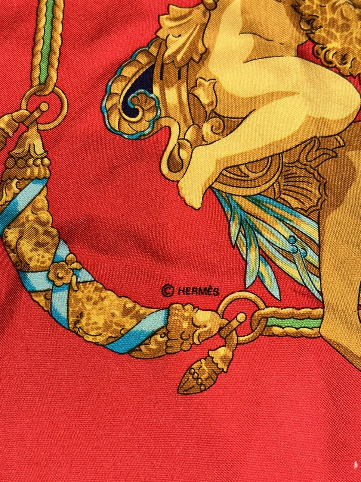 Hermes HERMES Scarf Carre90 Silk Square Tribute To Charles Garnier Size ONE SIZE - 5 Thumbnail