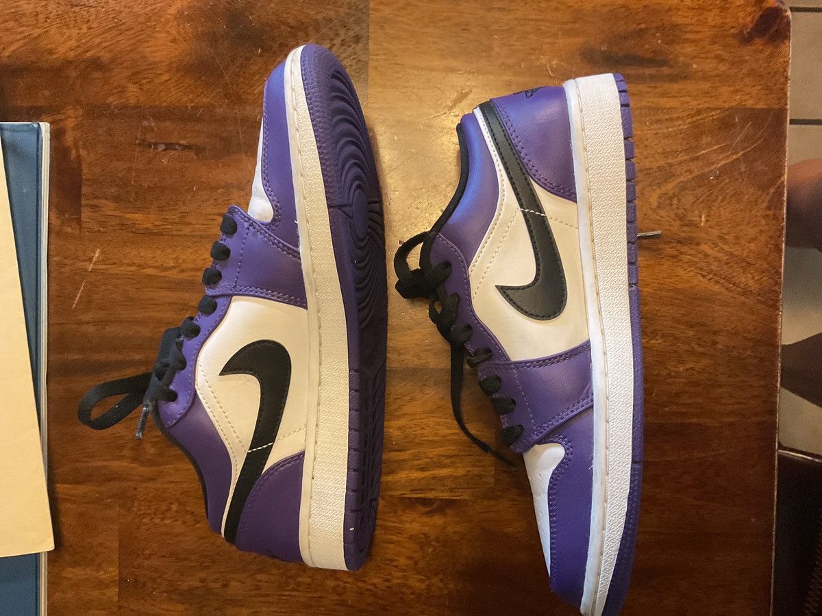 Nike Jordan 1 Low Court Purple Size US 7 / EU 40 - 4 Thumbnail