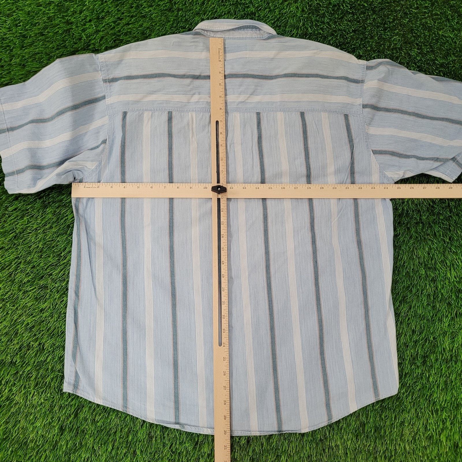 Dockers VTG Dockers Baggy Button Shirt L/XL 25x30 Horizonal Stripe Size US L / EU 52-54 / 3 - 7 Thumbnail
