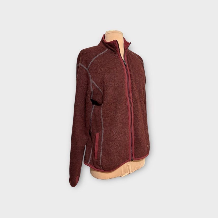 Kuhl Kuhl Alfpaca Fleece Jacket L Full Zip Sherpa Burgundy Red EU Size L / US 10 / IT 46 - 8 Thumbnail