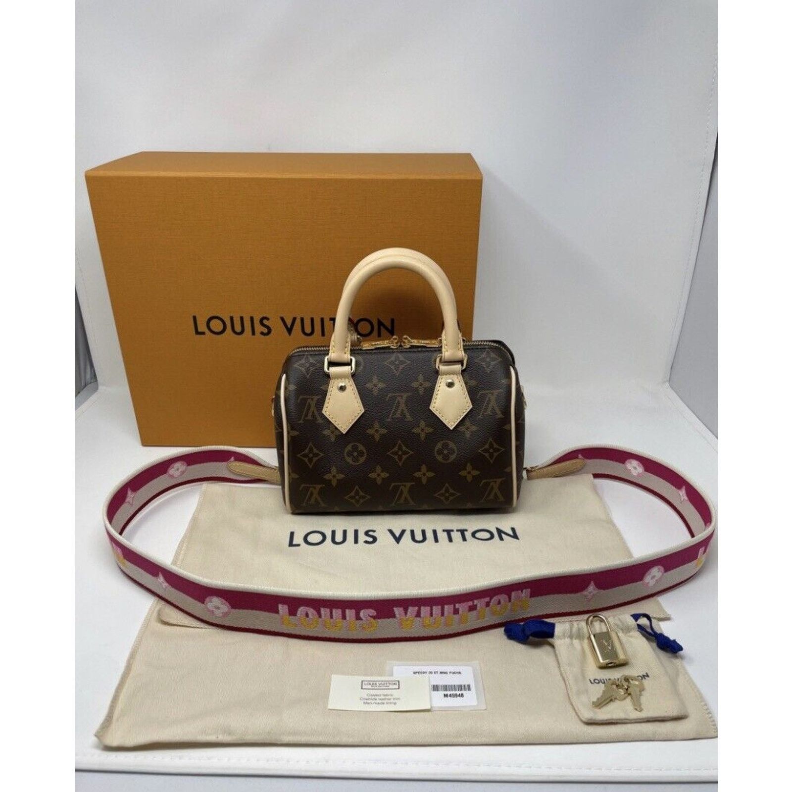 Louis Vuitton Louis Vuitton Speedy Bandouliere 20 Crossbody Fuchsia Size ONE SIZE - 2 Thumbnail