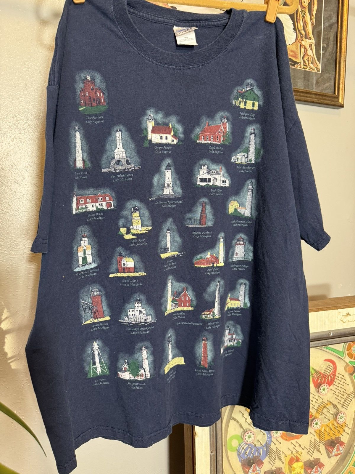 Vintage Vintage Lighthouse Shirt Size US XXL / EU 58 / 5 - 2 Thumbnail