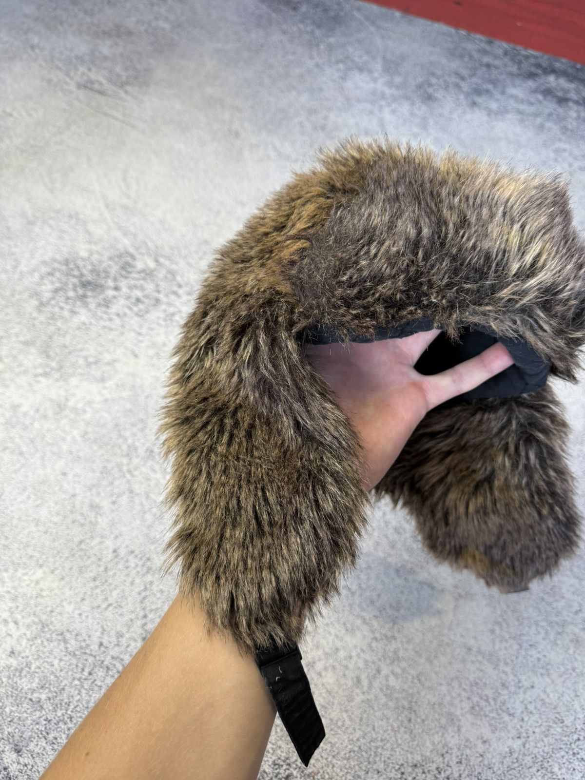 Vintage Ushanka Trapper Hat Furry Mohair Fuzzy Fur Hat Y2K 90s rare Size ONE SIZE - 7 Thumbnail