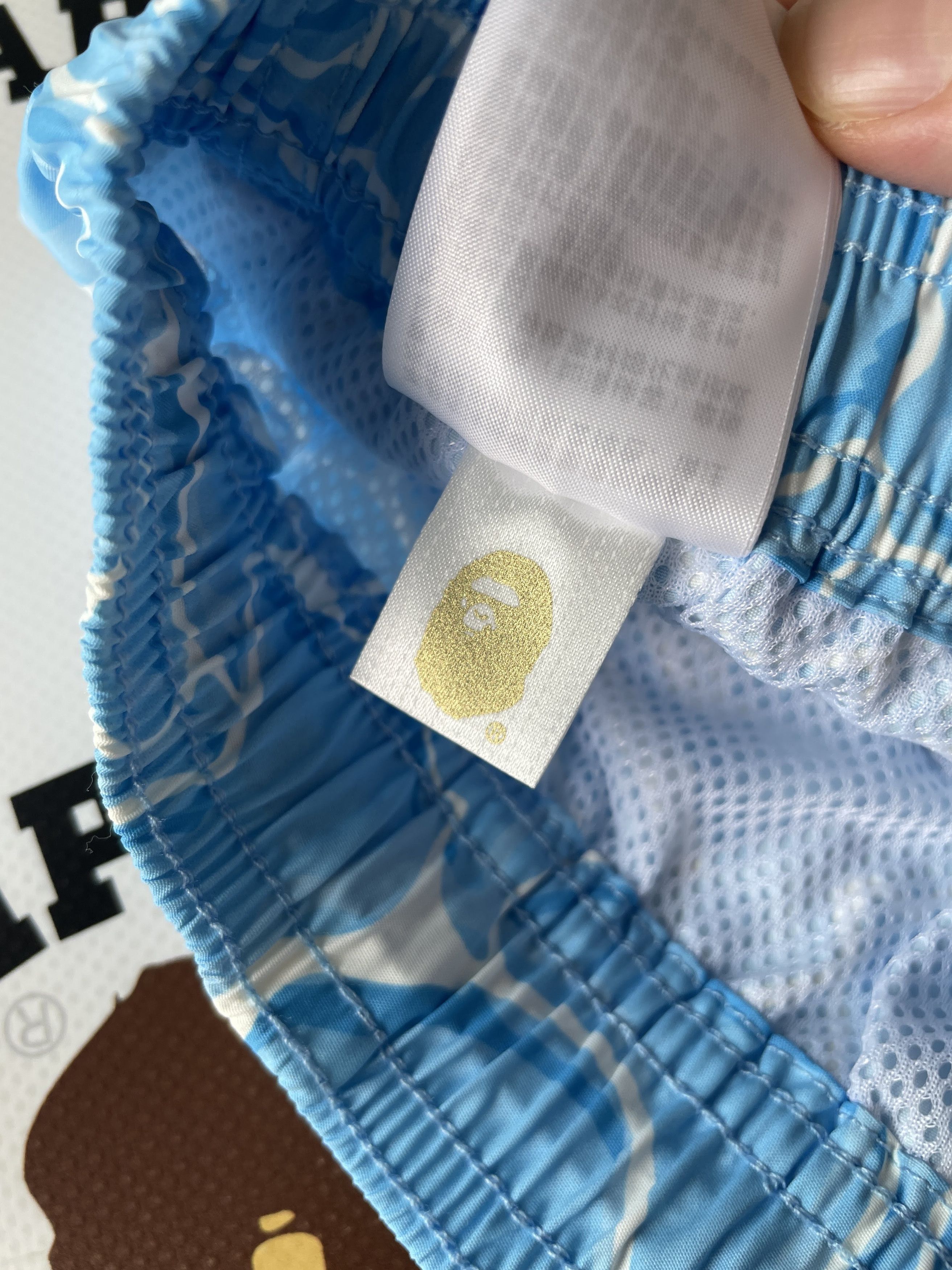 Bape ABC SEA SURFACE CAMO BEACH SHORTS Size US 34 / EU 50 - 11 Thumbnail
