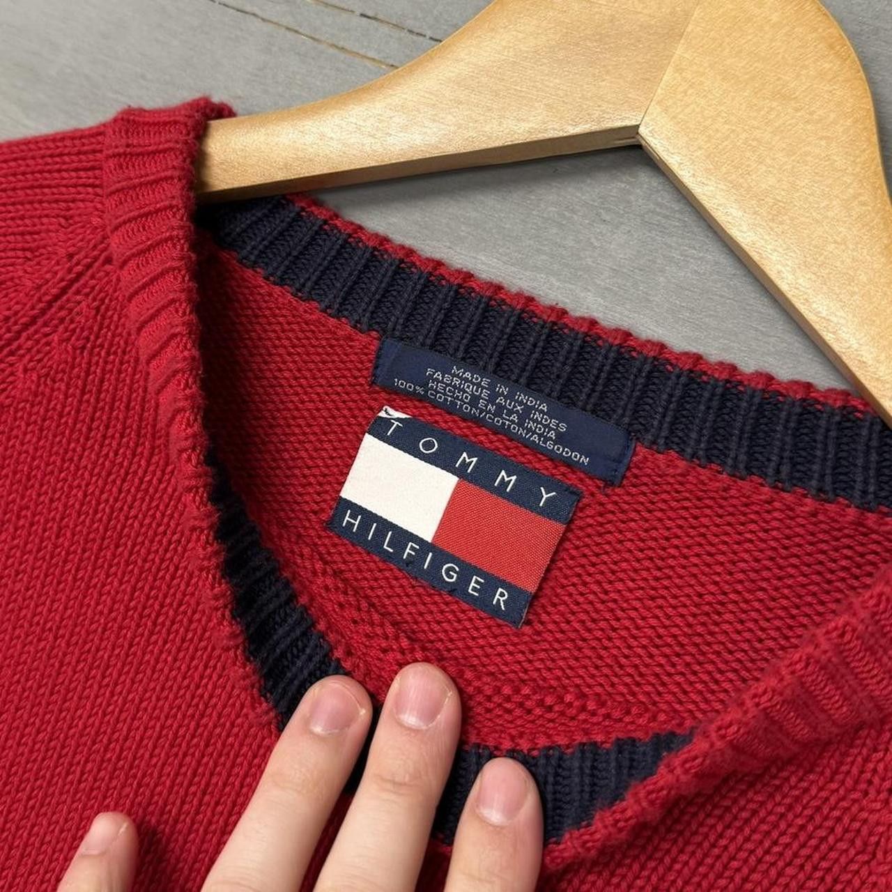 Tommy Hilfiger Vintage Tommy Hilfiger Striped Chunky Sweater Men’s Large Size US L / EU 52-54 / 3 - 3 Thumbnail