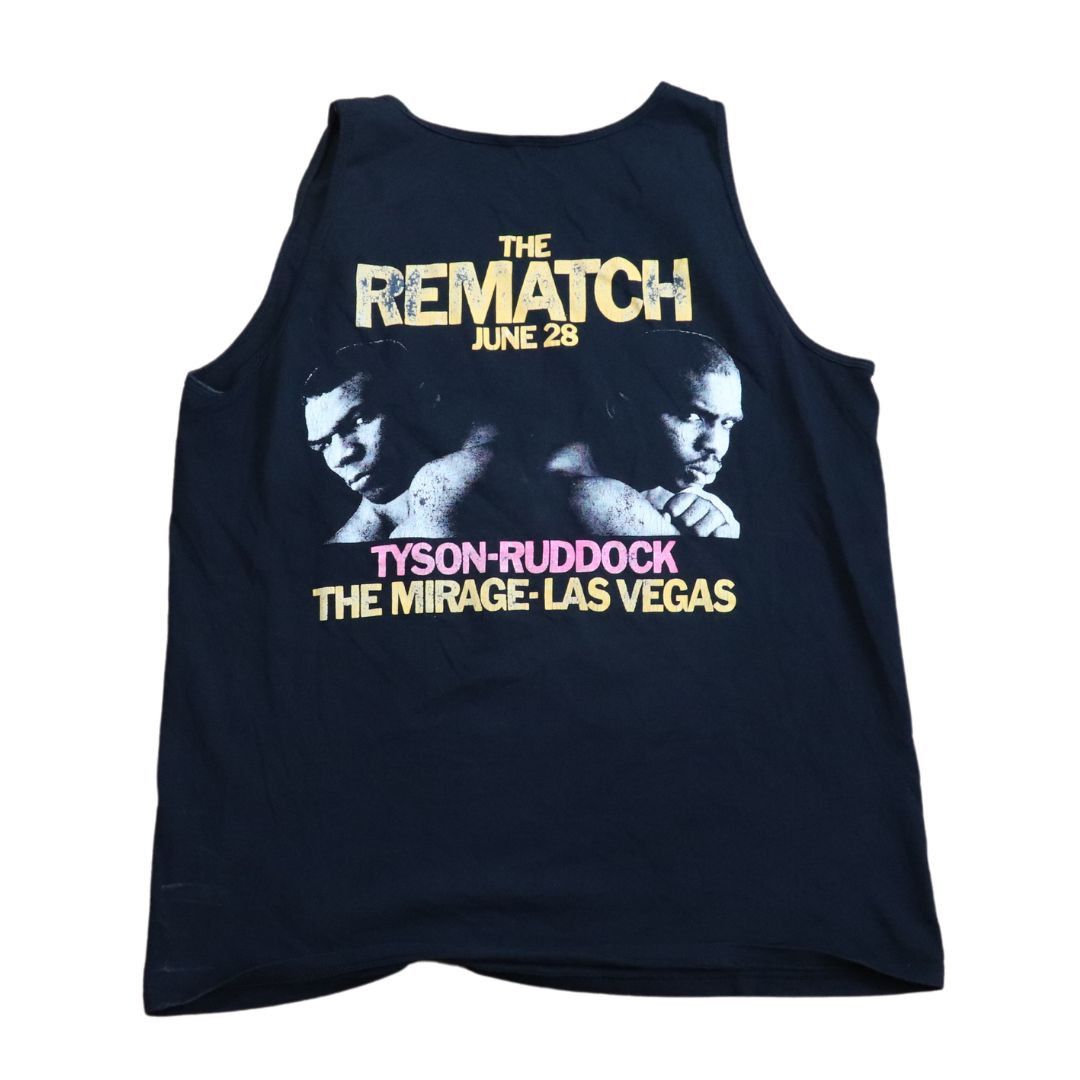 image of Jerzees x Vintage 90's Tyson-Ruddock 'the Rematch' Tank Top (Xl) in Black, Men's