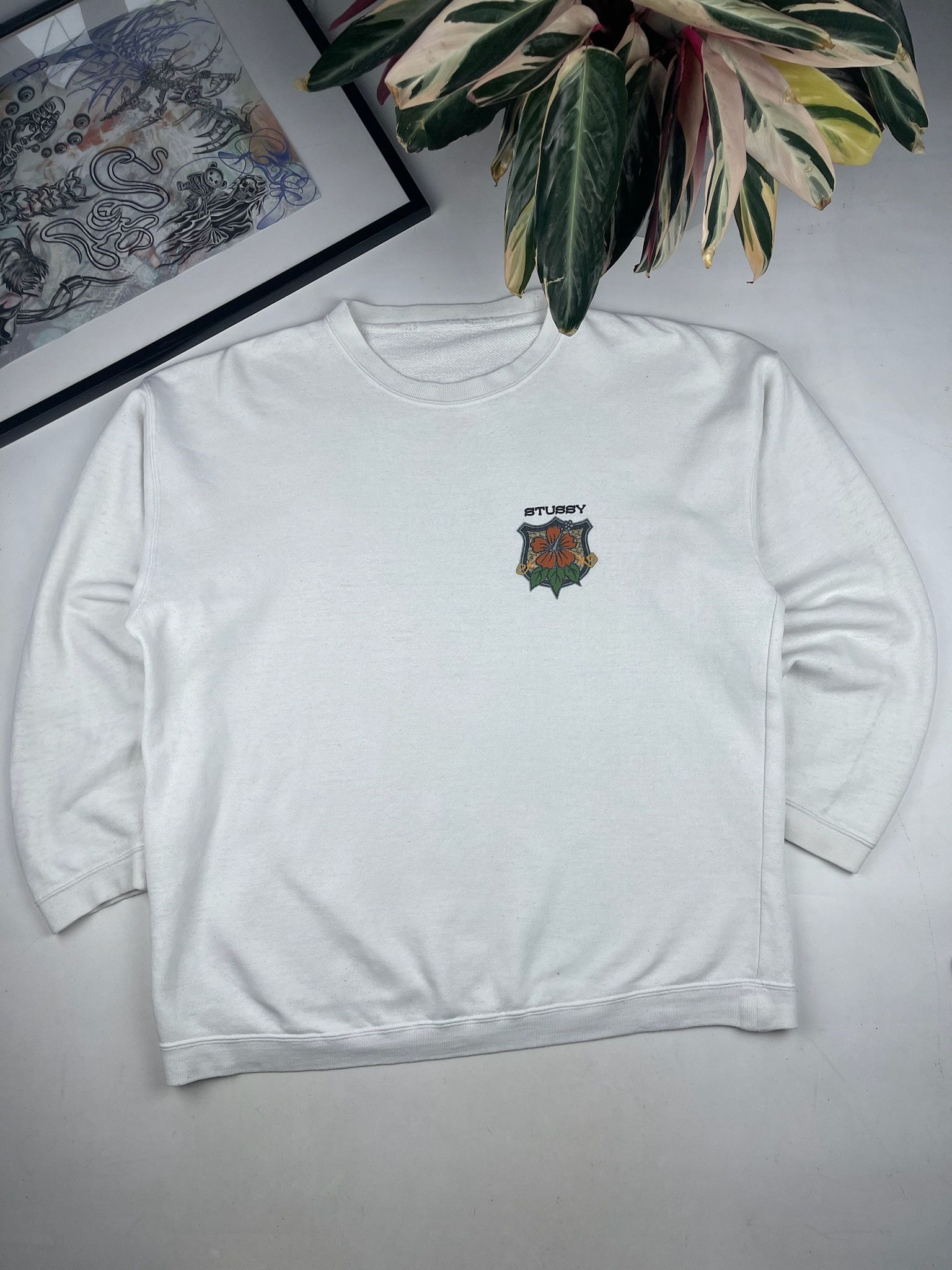 Stussy Stussy vintage Sweatshirt 80s 90s Size US XL / EU 56 / 4 - 2 Thumbnail