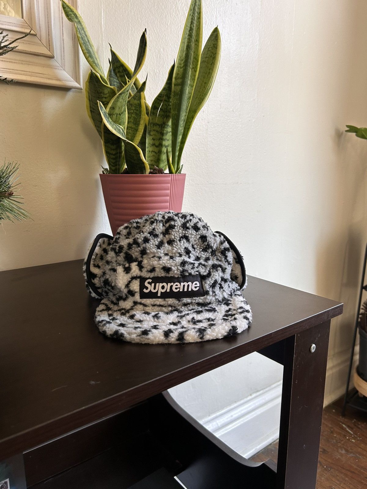 Supreme Supreme Leopard Polar Fleece Earflap Camp Cap Size ONE SIZE - 1 Thumbnail