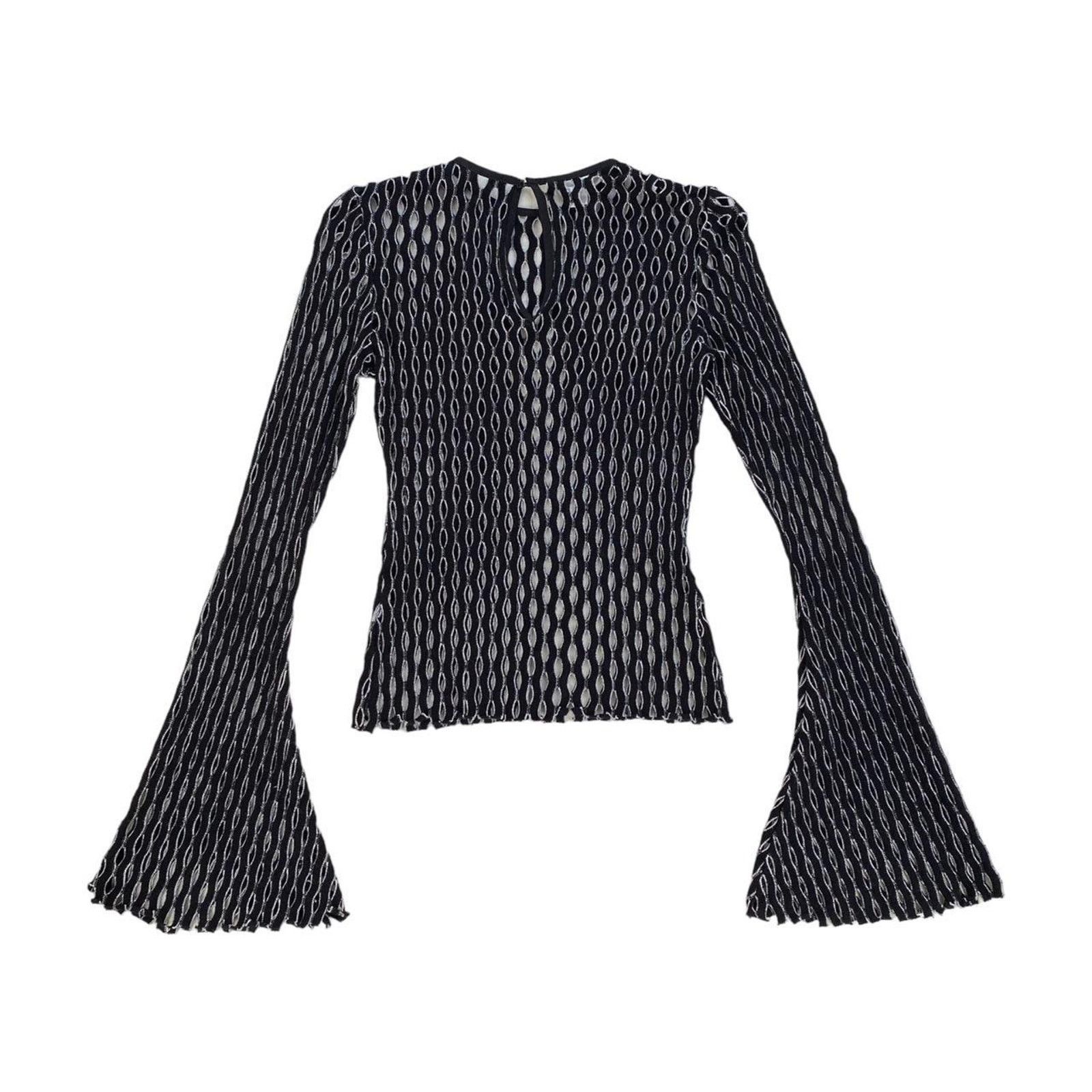 Designer × Other × Vintage Beaufille Designer Cut Out Overlay Top Size Small (UK 6/8) Size S / US 4 / IT 40 - 4 Thumbnail