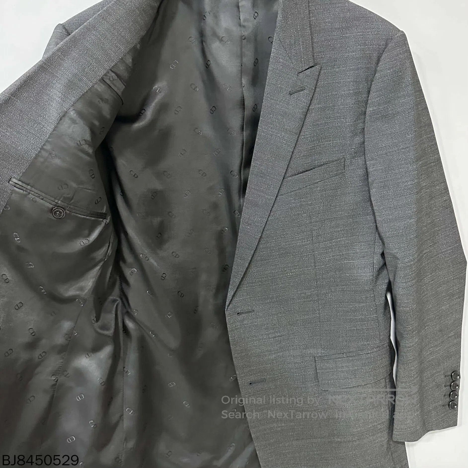 Dior wool suit jacket with print by Dior. Size US L / EU 52-54 / 3 - 5 Thumbnail