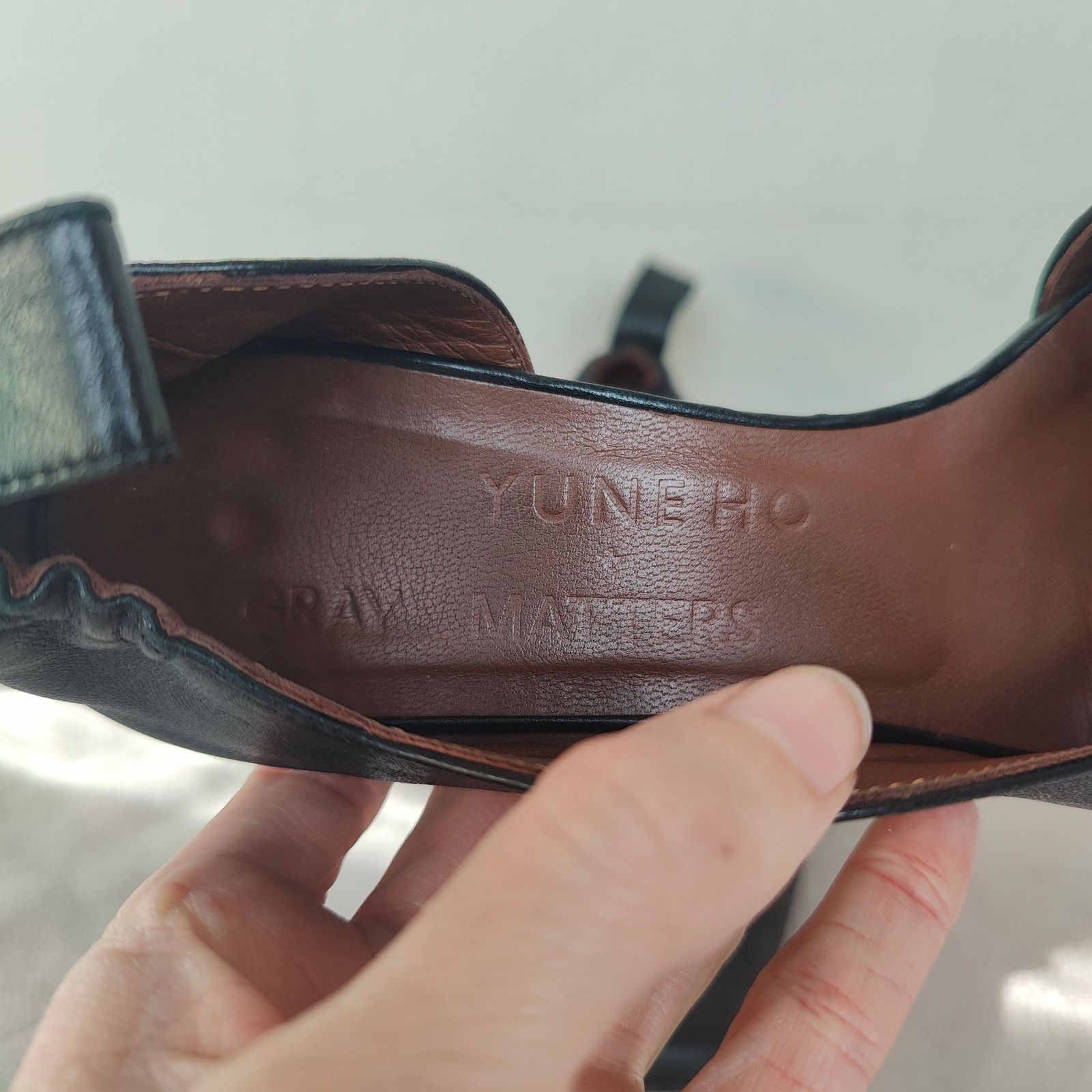 Other Gray Matters Yune Ho Cut Out Heels Womens 7 37 Black Size US 7 / IT 37 - 4 Thumbnail