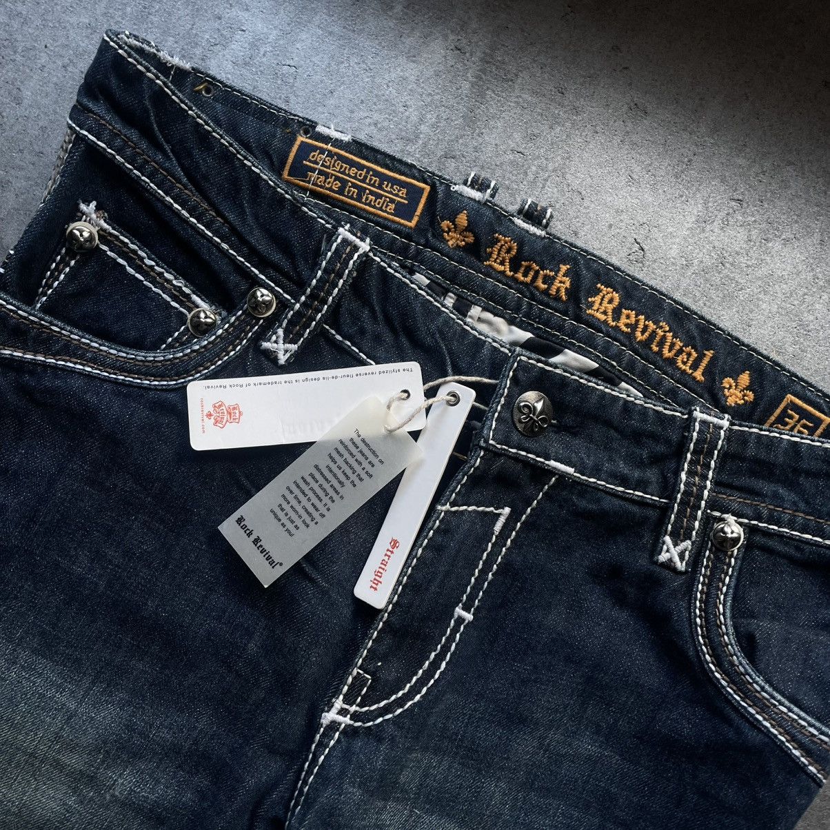 Rock Revival × Vintage NWT Rock Revival Dali Chrome Hearts Style Pants Size US 36 / EU 52 - 5 Thumbnail