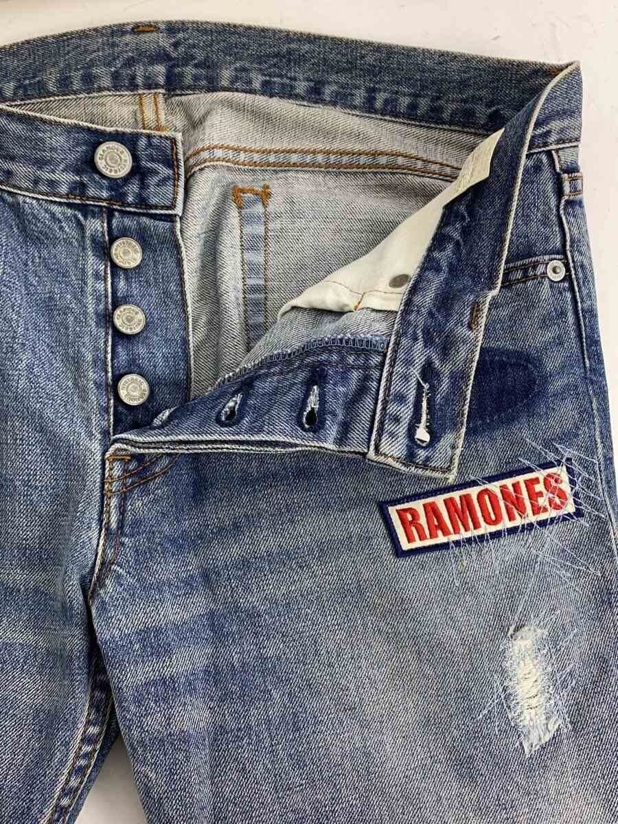 Hysteric Glamour Ramones Patchwork Denim Jeans Size US 32 / EU 48 - 3 Thumbnail