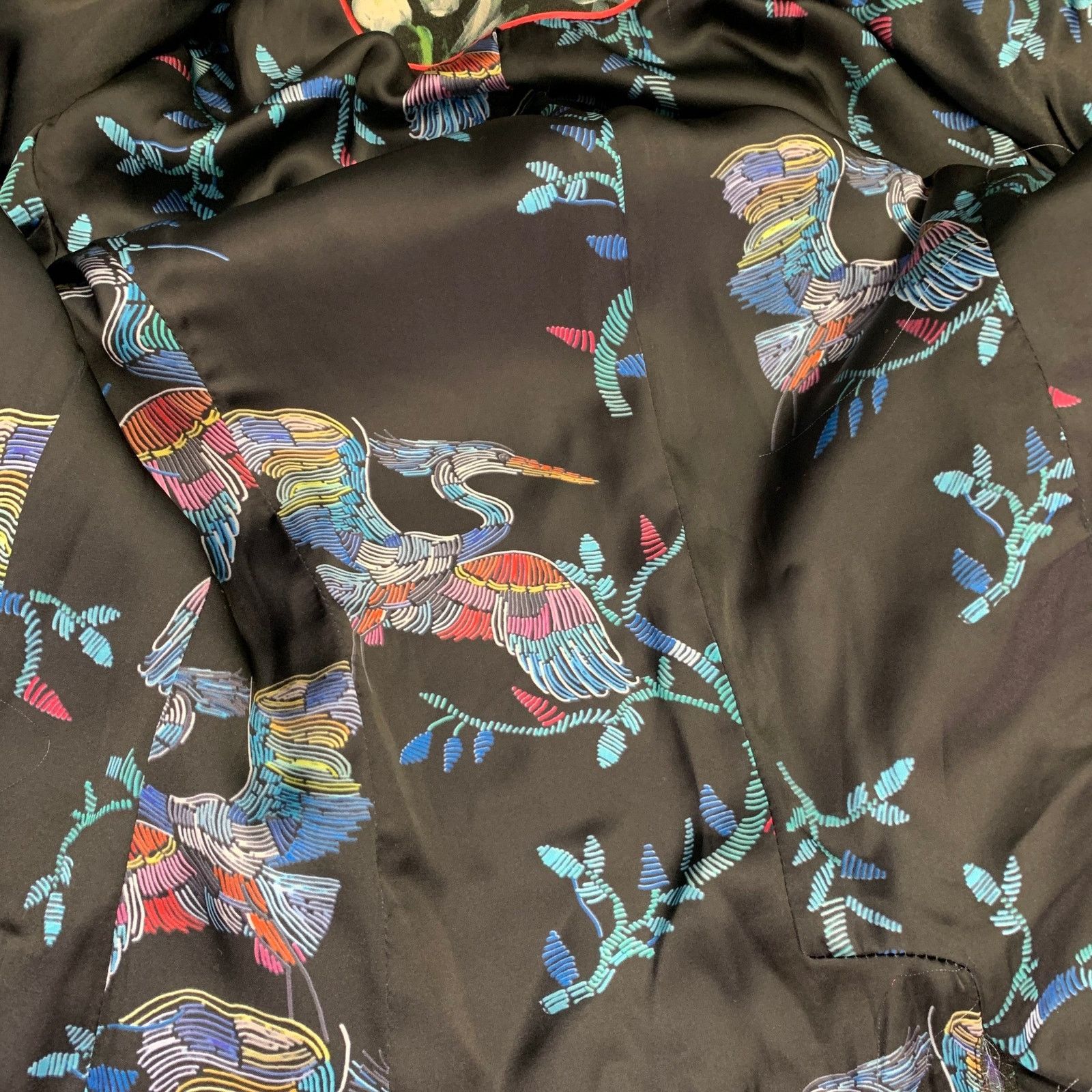 Robert Graham Size 4 Black Multi Color Viscose Blend Jacket Blazer Size S / US 4 / IT 40 - 7 Thumbnail
