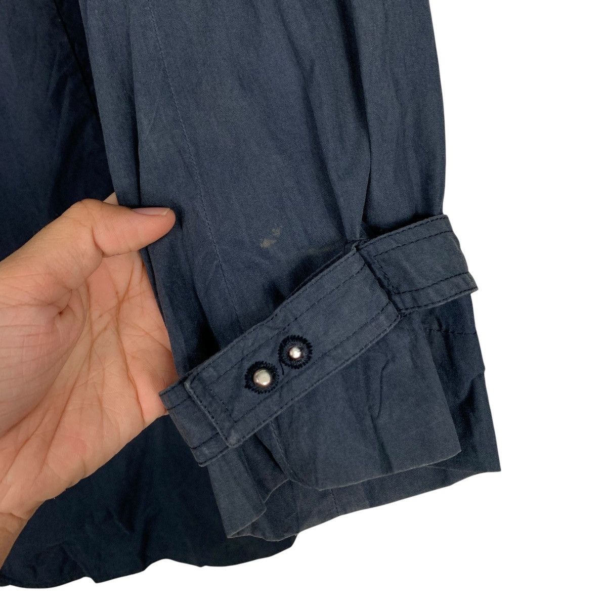 Japanese Brand PIAZZA SEMPIONE Double Breasted Trench Coat #1601-C71 Size M / US 6-8 / IT 42-44 - 13 Thumbnail