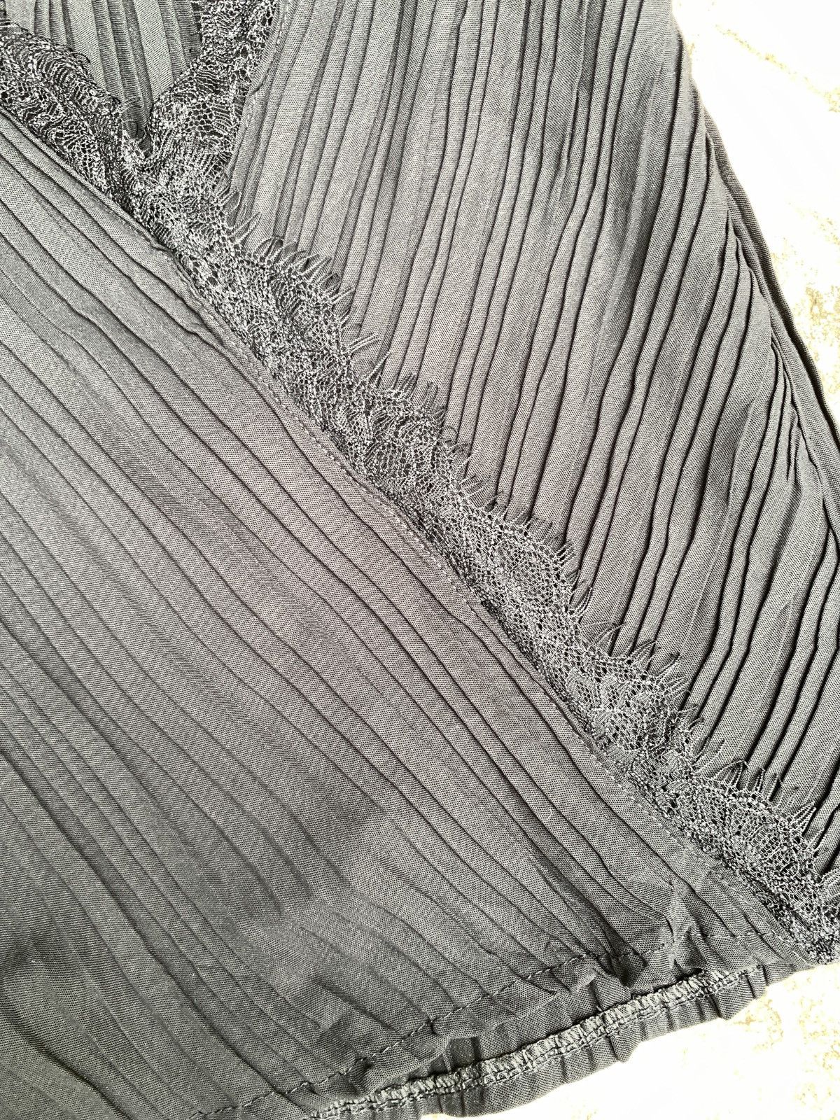 Other Unknown Black Loosy Trim Pleats Tanktop Size S / US 4 / IT 40 - 4 Thumbnail