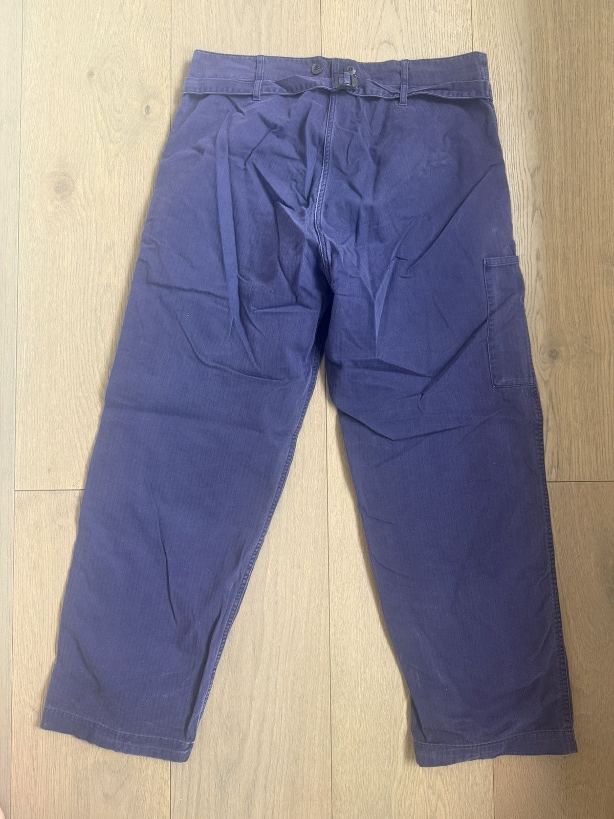 Vintage Vintage Military Blue Straight Leg Tactical Pants Sz 32 / M Size US 32 / EU 48 - 3 Thumbnail