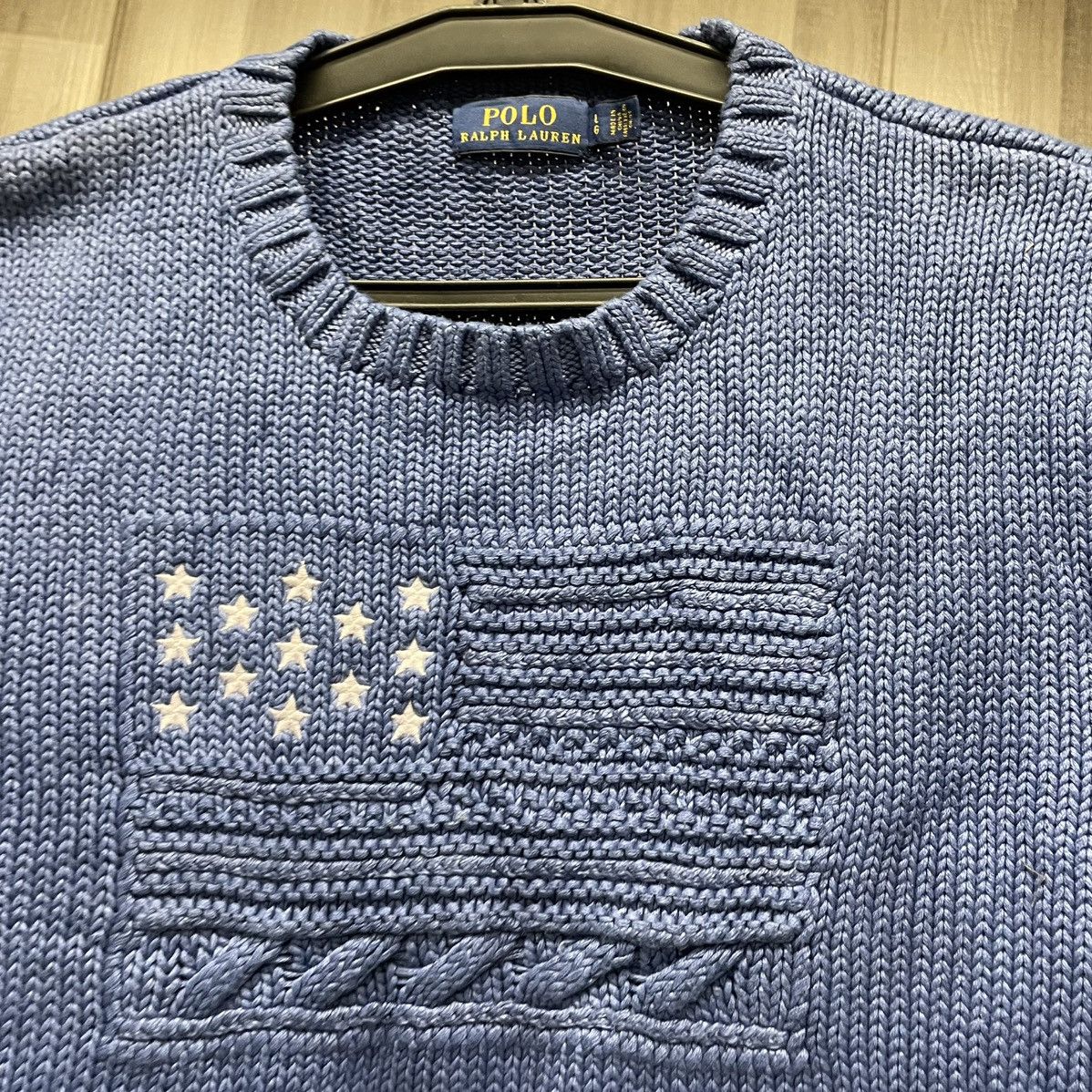 Polo Ralph Lauren Polo Ralph Lauren American Flag Sweater Size US L / EU 52-54 / 3 - 6 Thumbnail