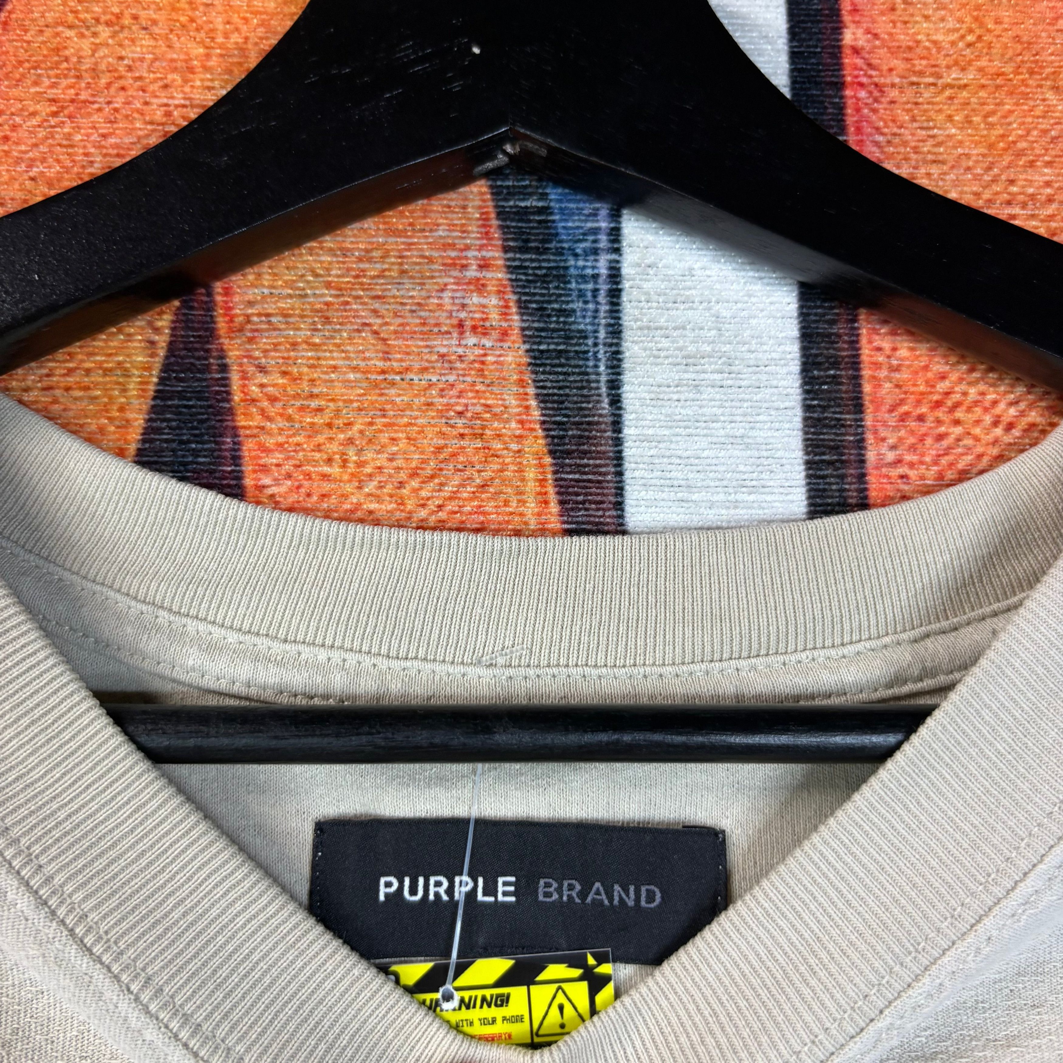 Purple Brand Purple Brand Beige Tee Size XL Size US XL / EU 56 / 4 - 2 Thumbnail