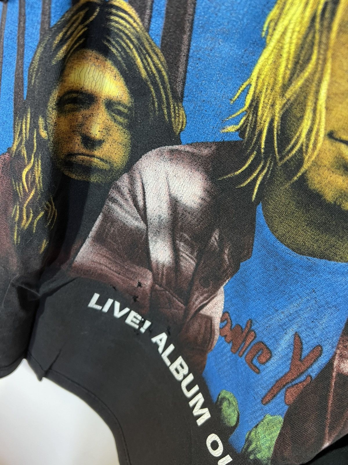 Band Tees Vintage late 90s live Nirvana shirt Size US L / EU 52-54 / 3 - 3 Thumbnail