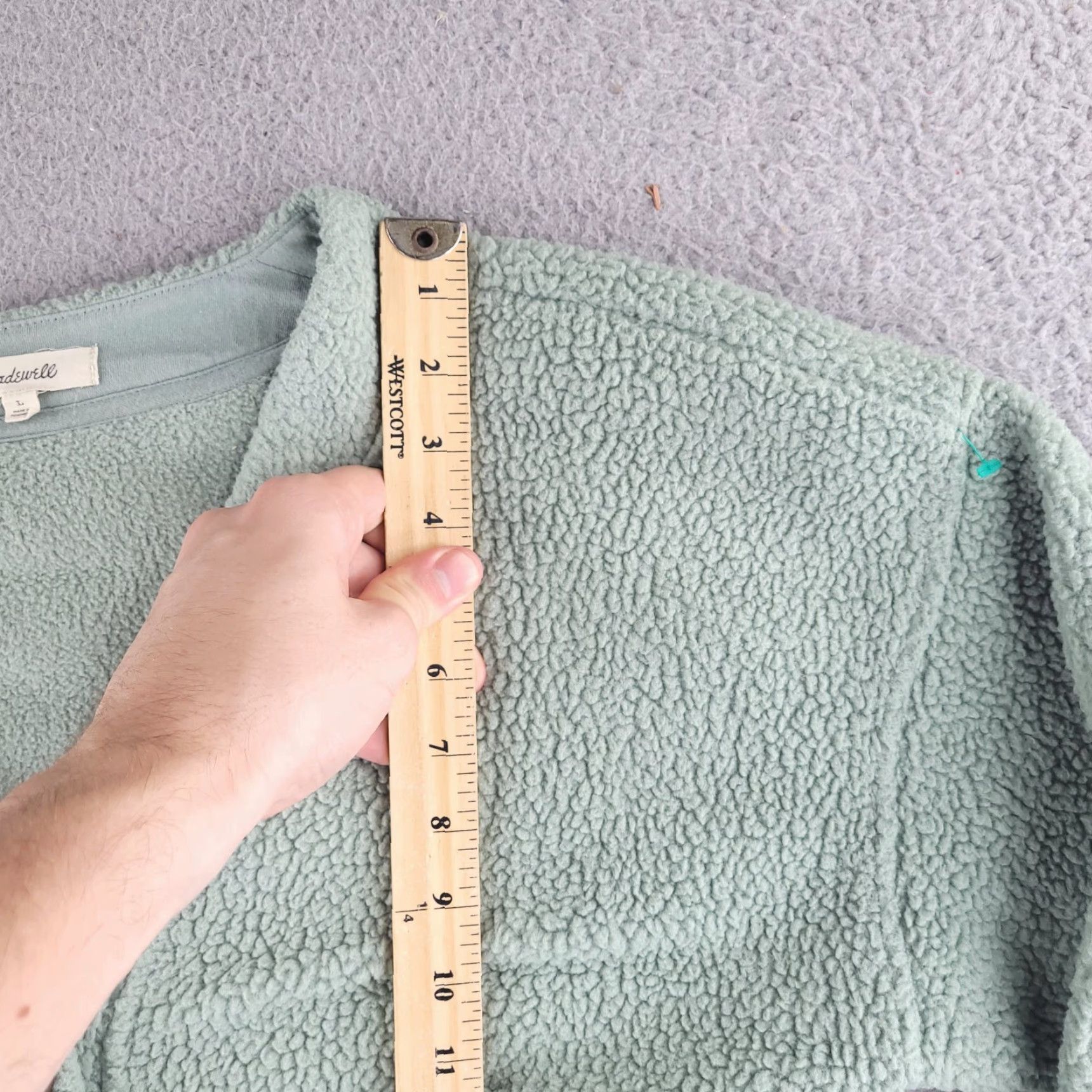 Madewell Madewell Sweater Cardigan Womens L Green V-Neck Long Sleeve Regular Size L Size L / US 10 / IT 46 - 6 Thumbnail